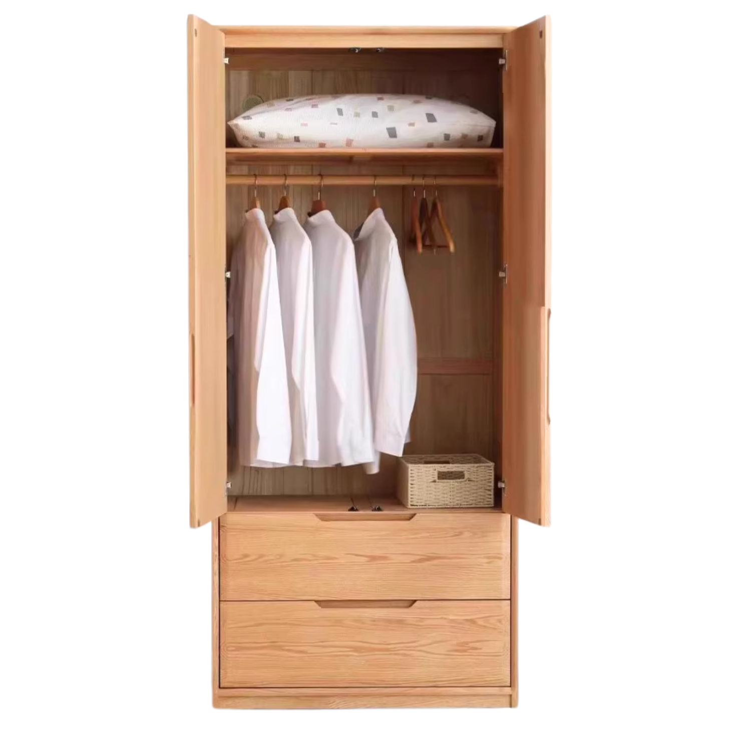 Oak solid wood Wardrobe ::