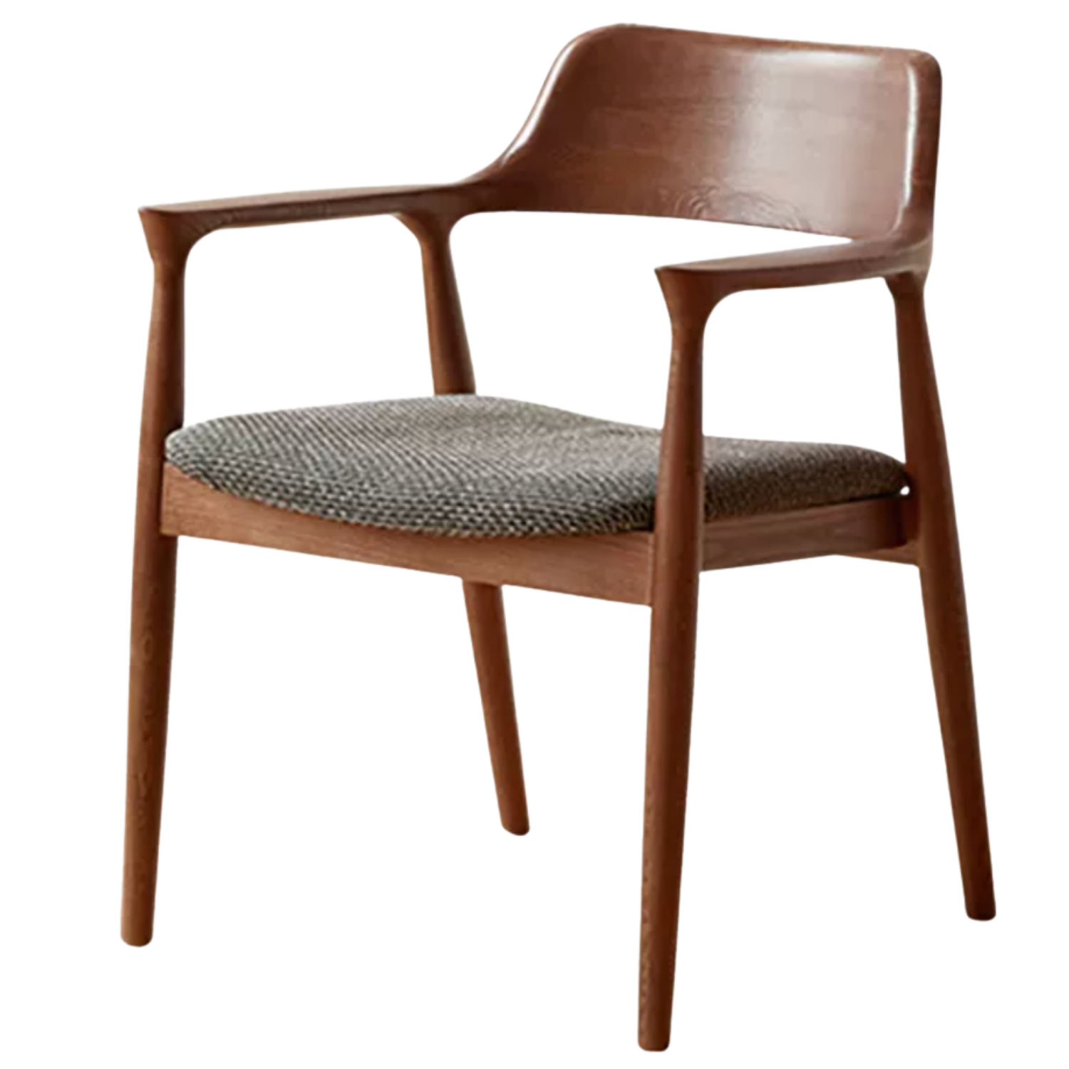 4 pcs -Ash solid wood Sculptural Wishbone-Style Dining Chair