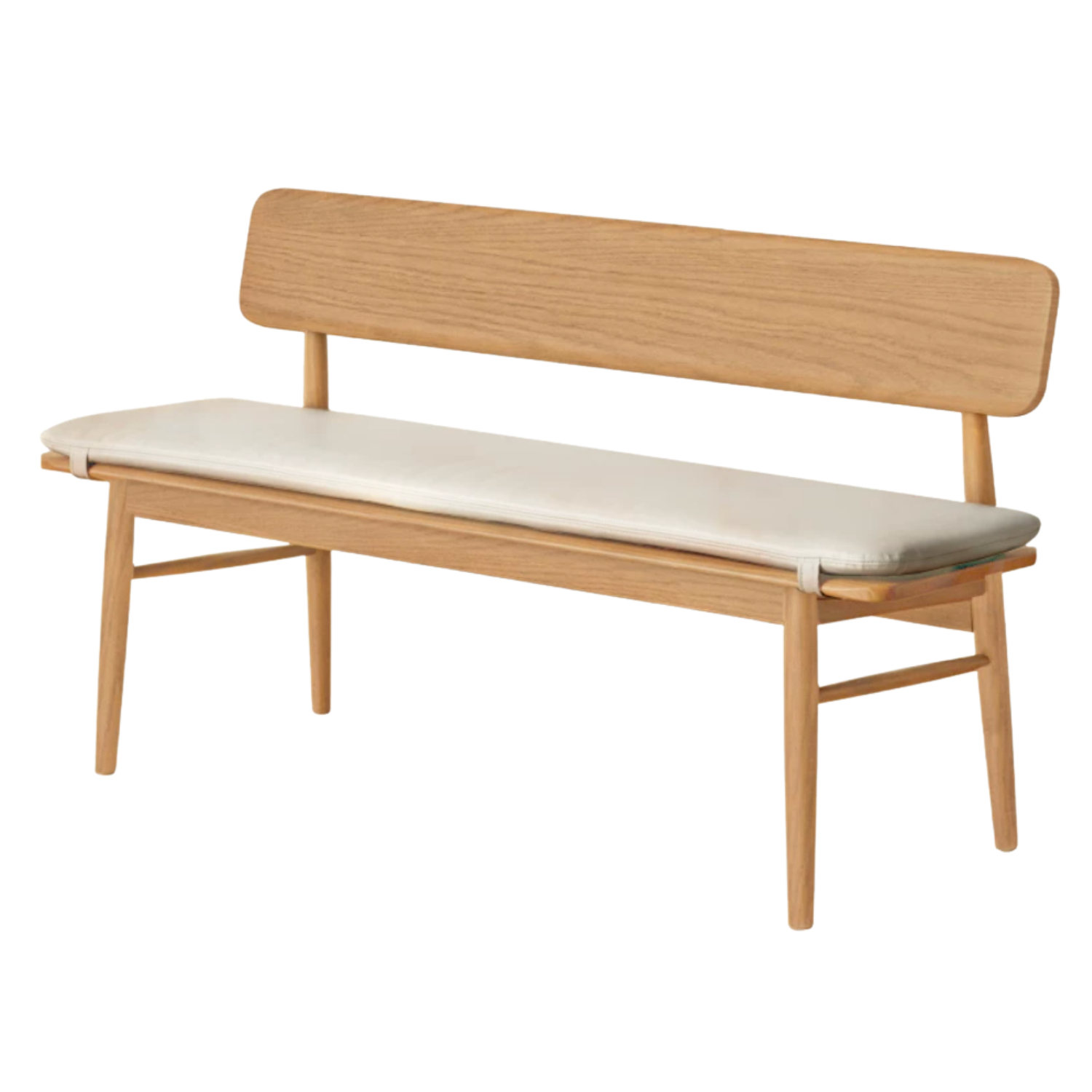 Black Walnut, Oak Solid Wood Long Bench