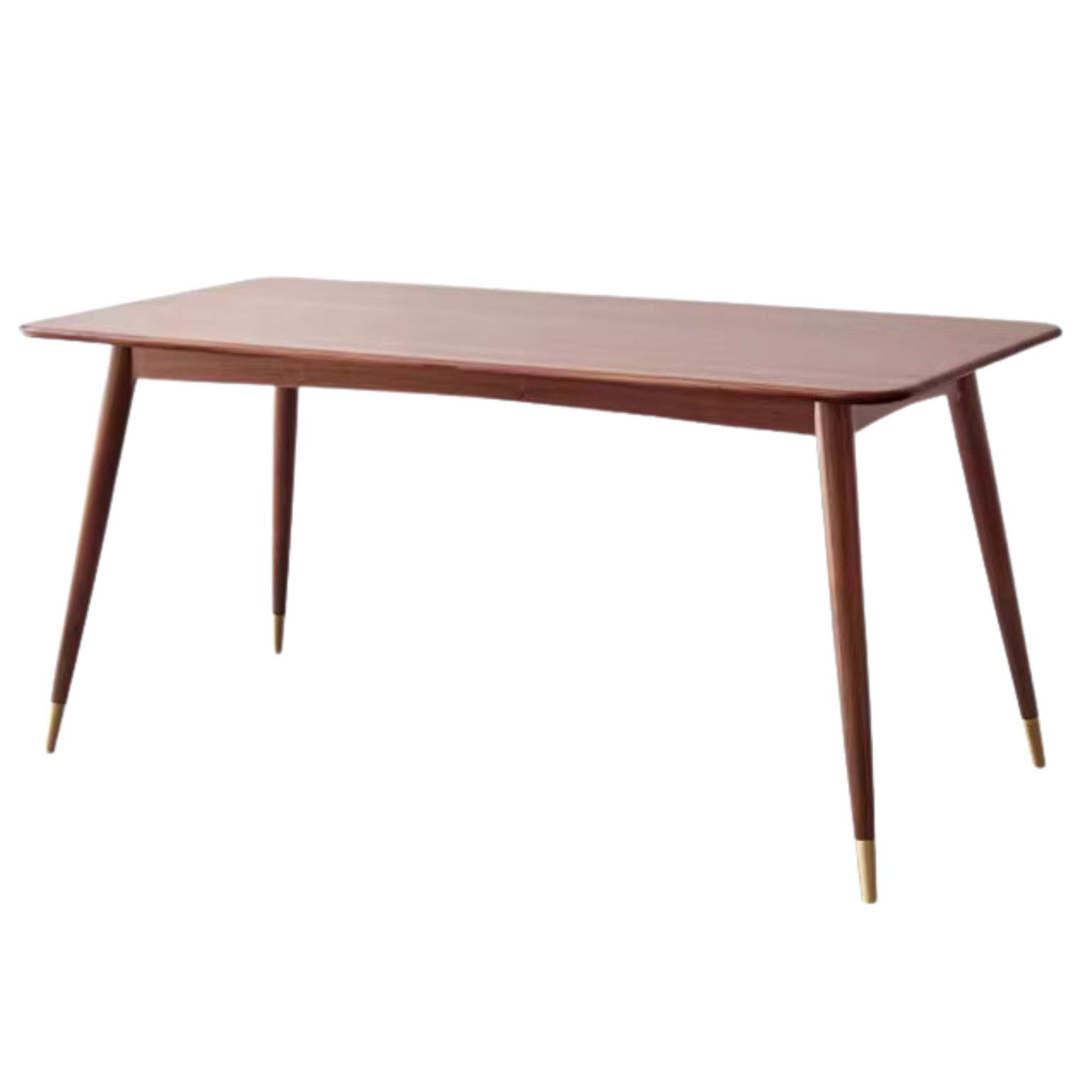 Black Walnut solid wood light luxori dining table,