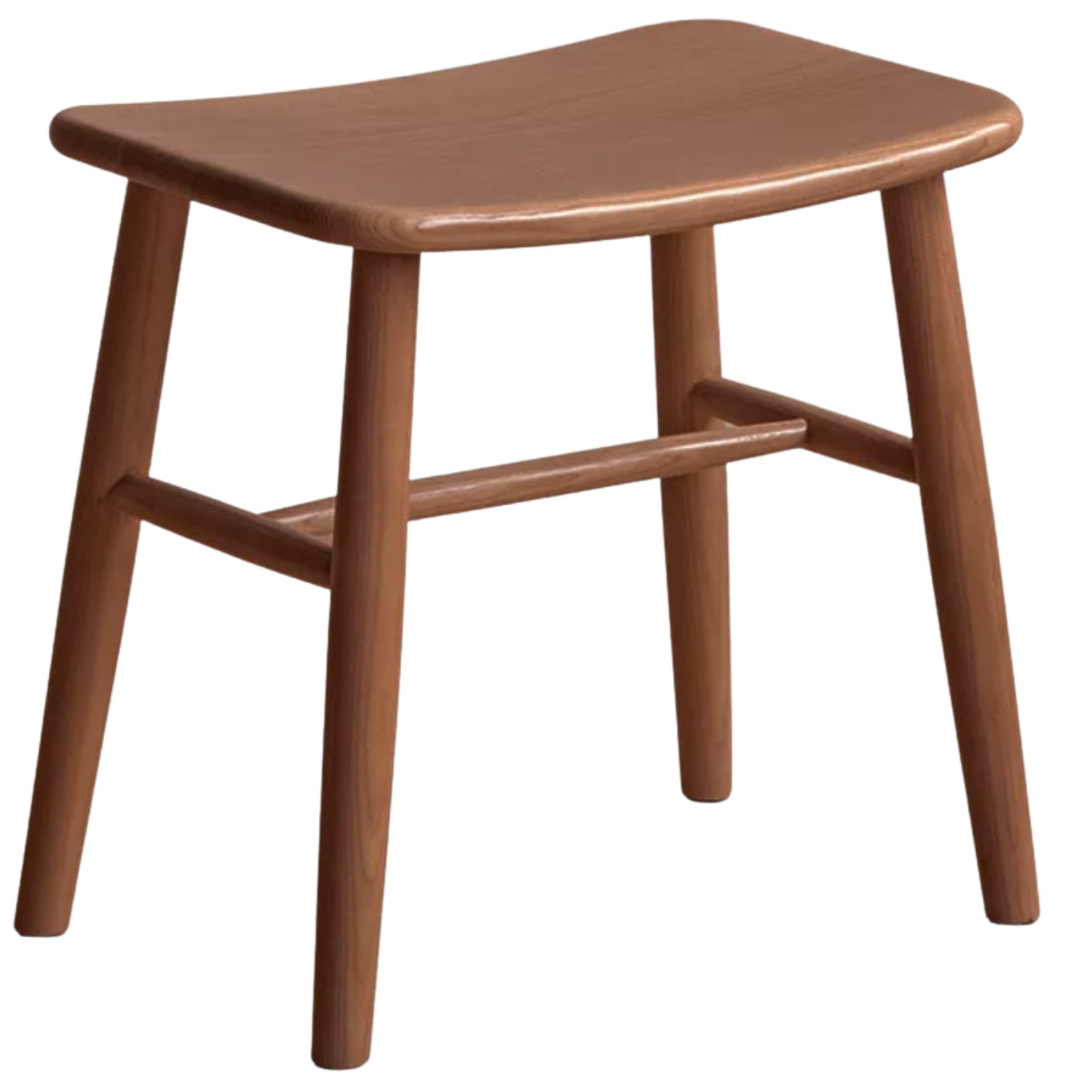 Black Walnut, Ash, Oak, Sandalwood Solid Wood Makeup Stool