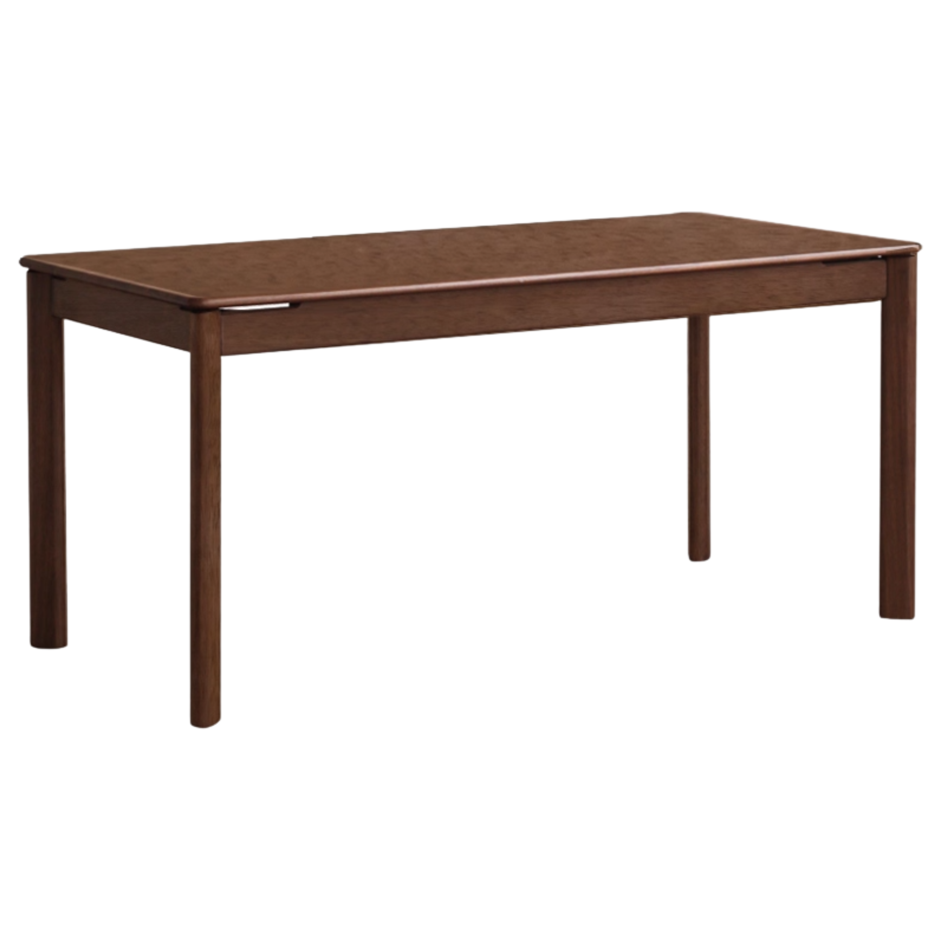 Black Walnut Wood, Sandalwood, Ash Solid Wood Modern Rectangular Table