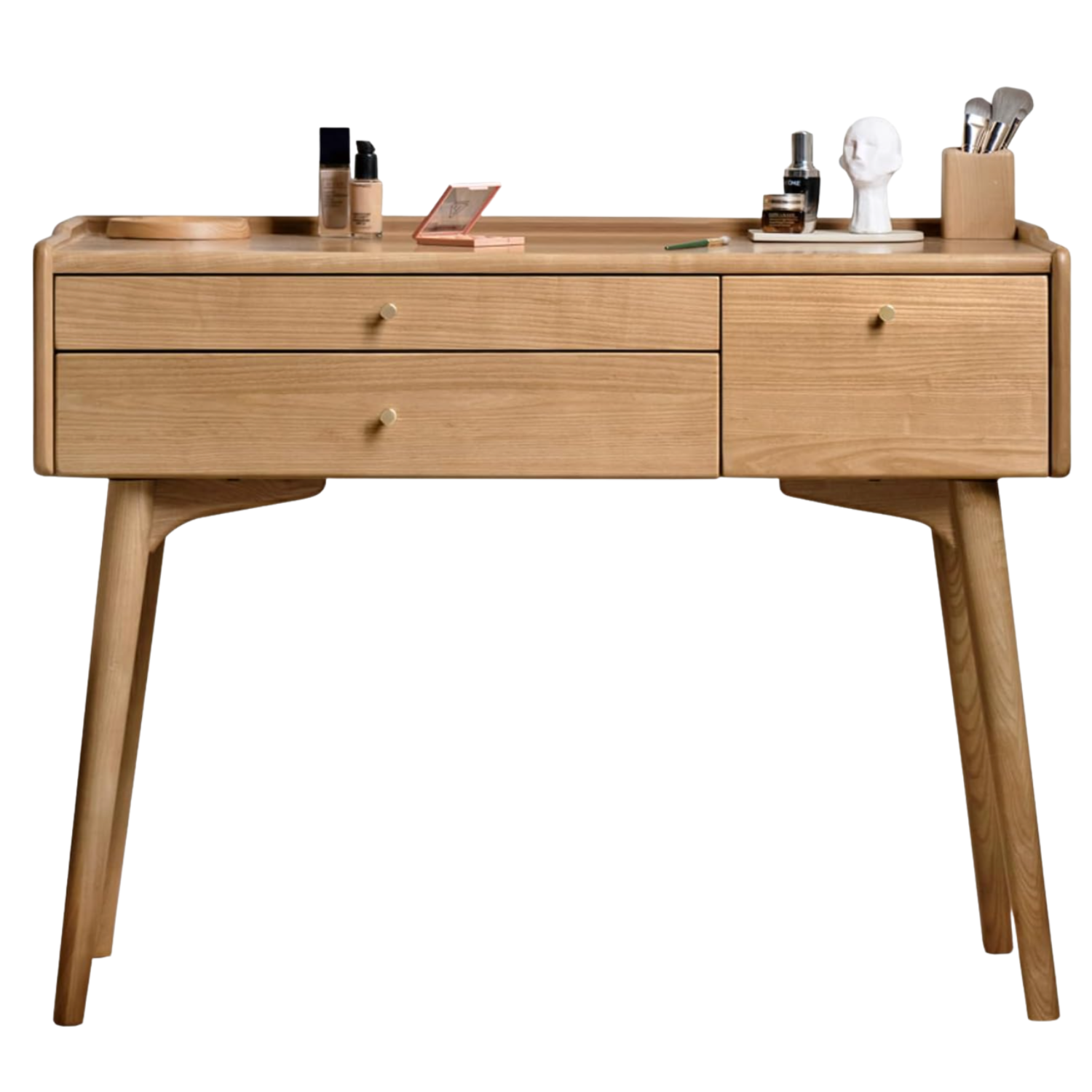 Ash, Cherry, Rubberwood Solid Wood Vanity Table