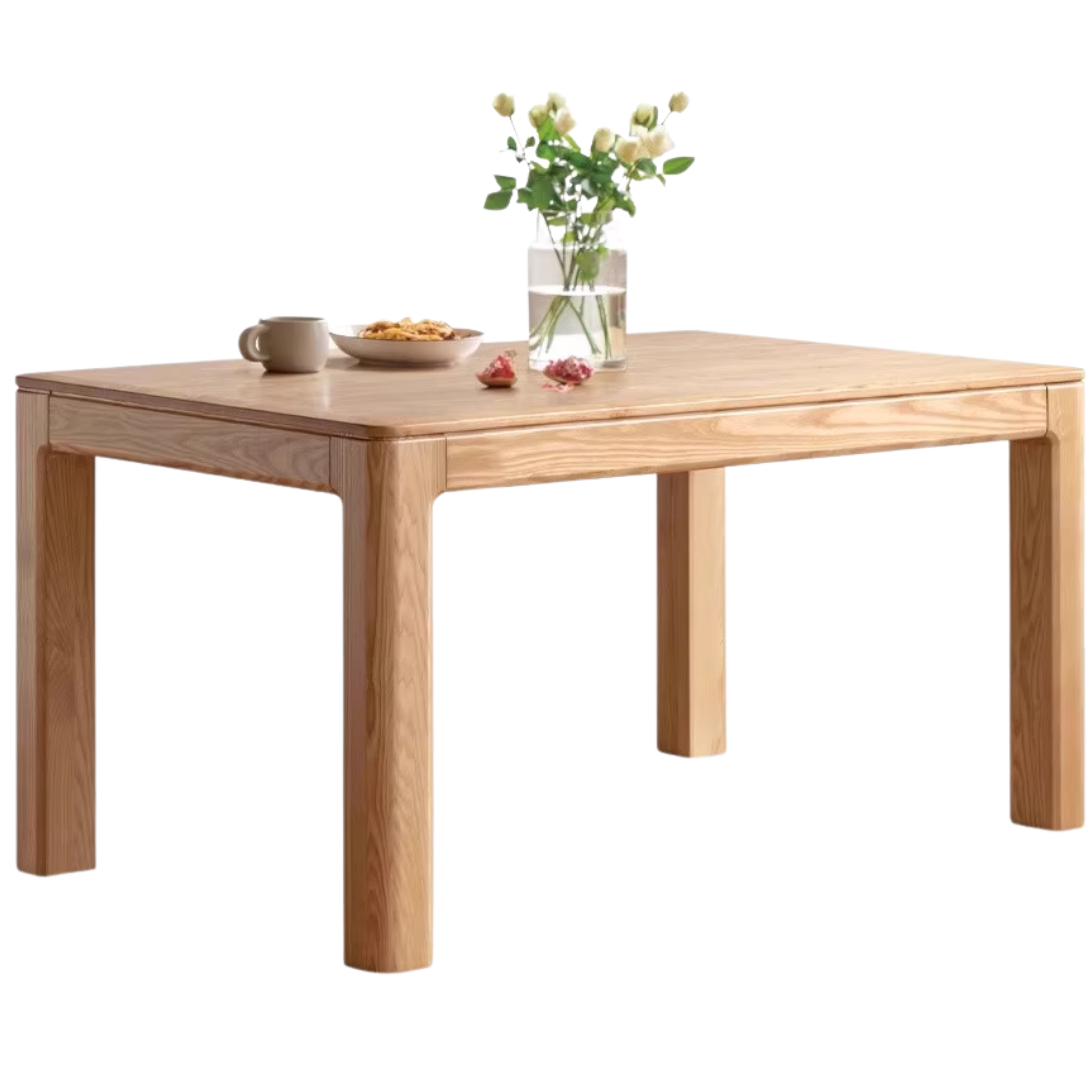 Oak, Ash Solid Wood Long Dining Table