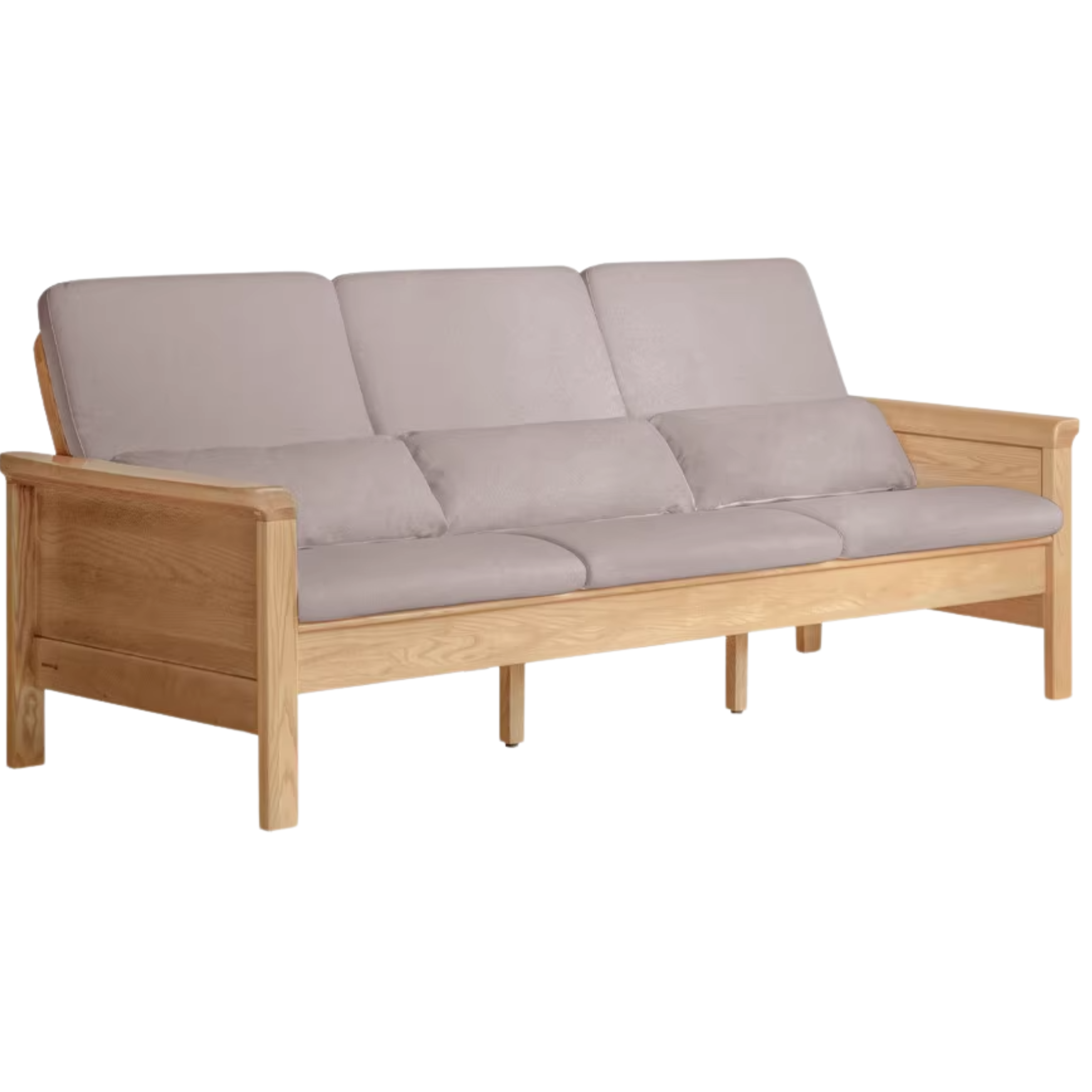 Ash Solid Wood Dual-purpose Fabric Sofa