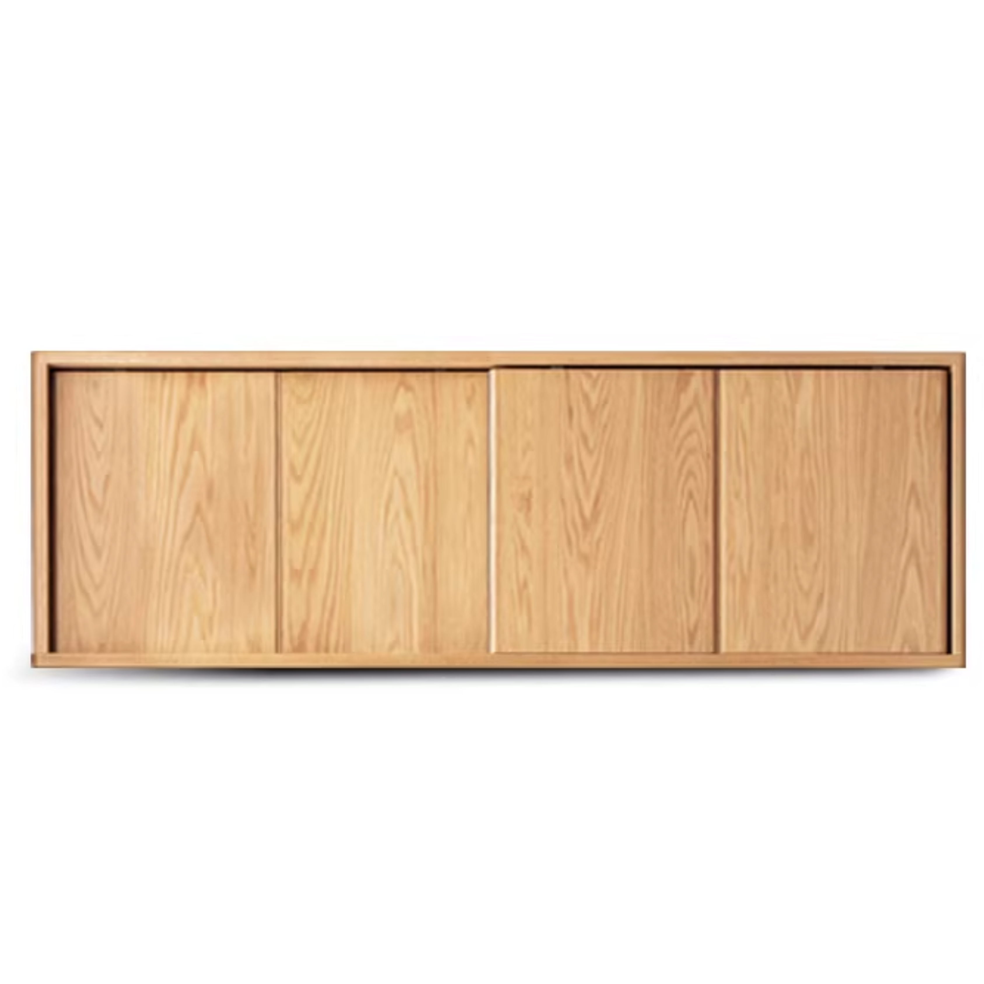 Oak Solid Wood Modern Storage Wardrobe.