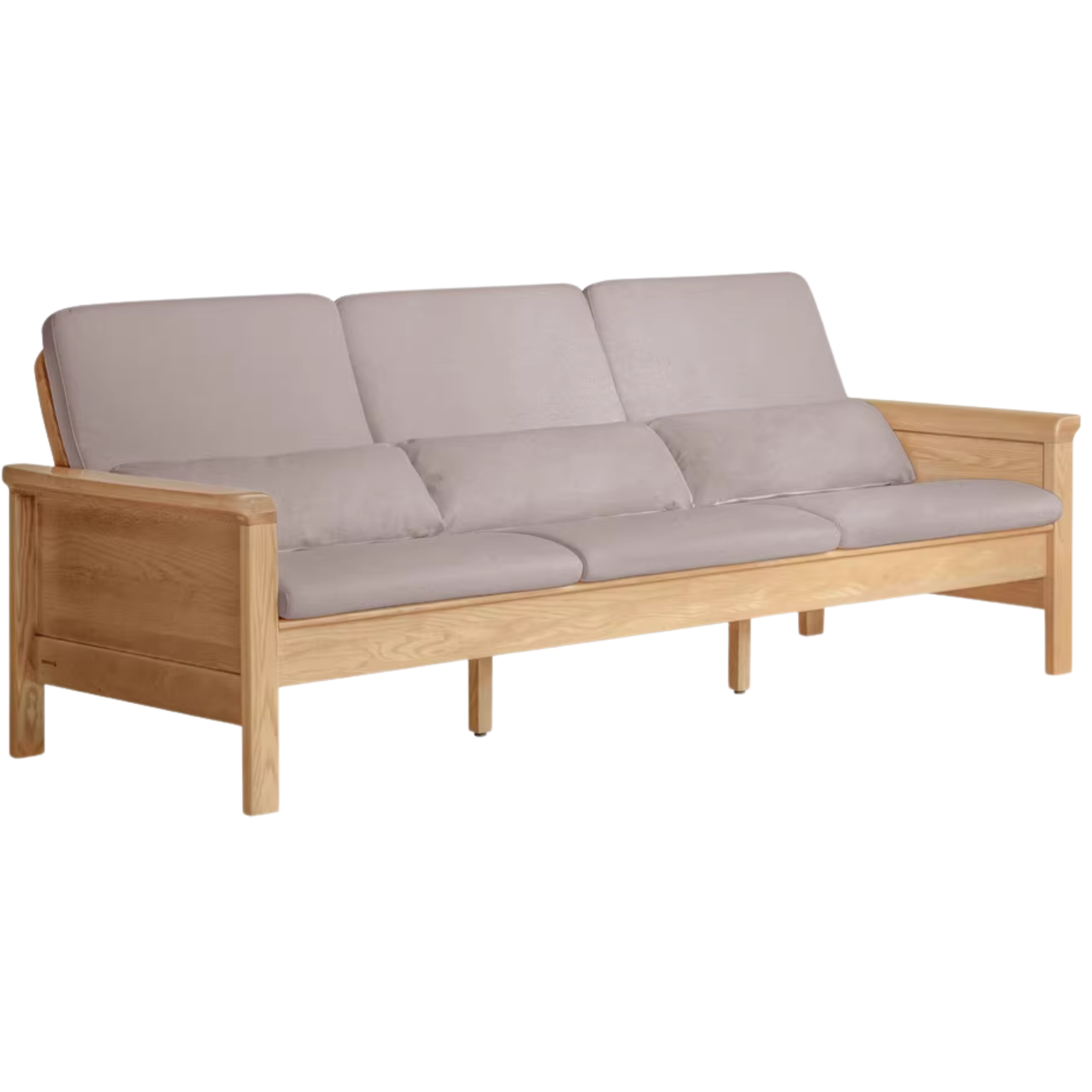Ash Solid Wood Dual-purpose Fabric Sofa