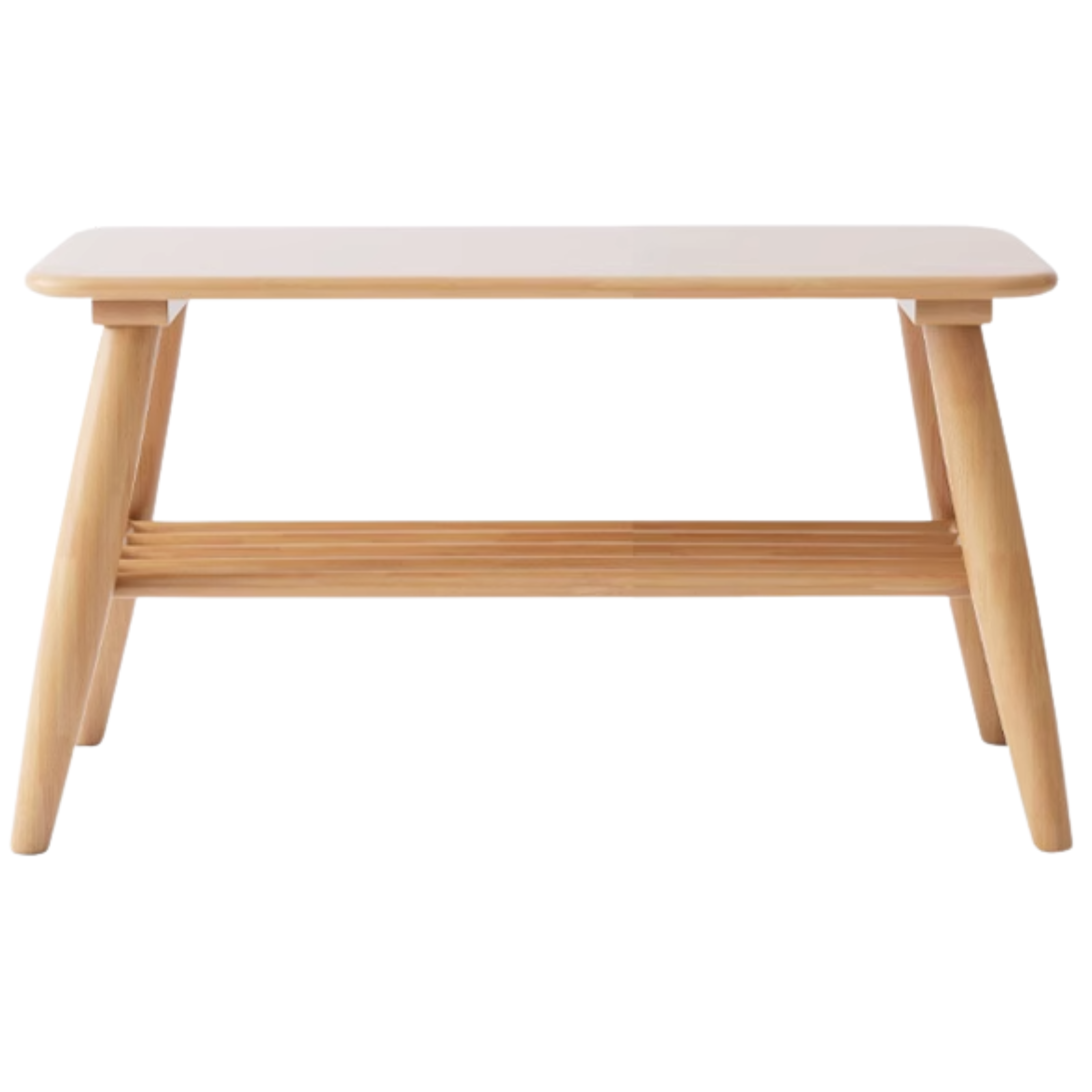 Oak,Rubber Solid Wood Shoe Bench