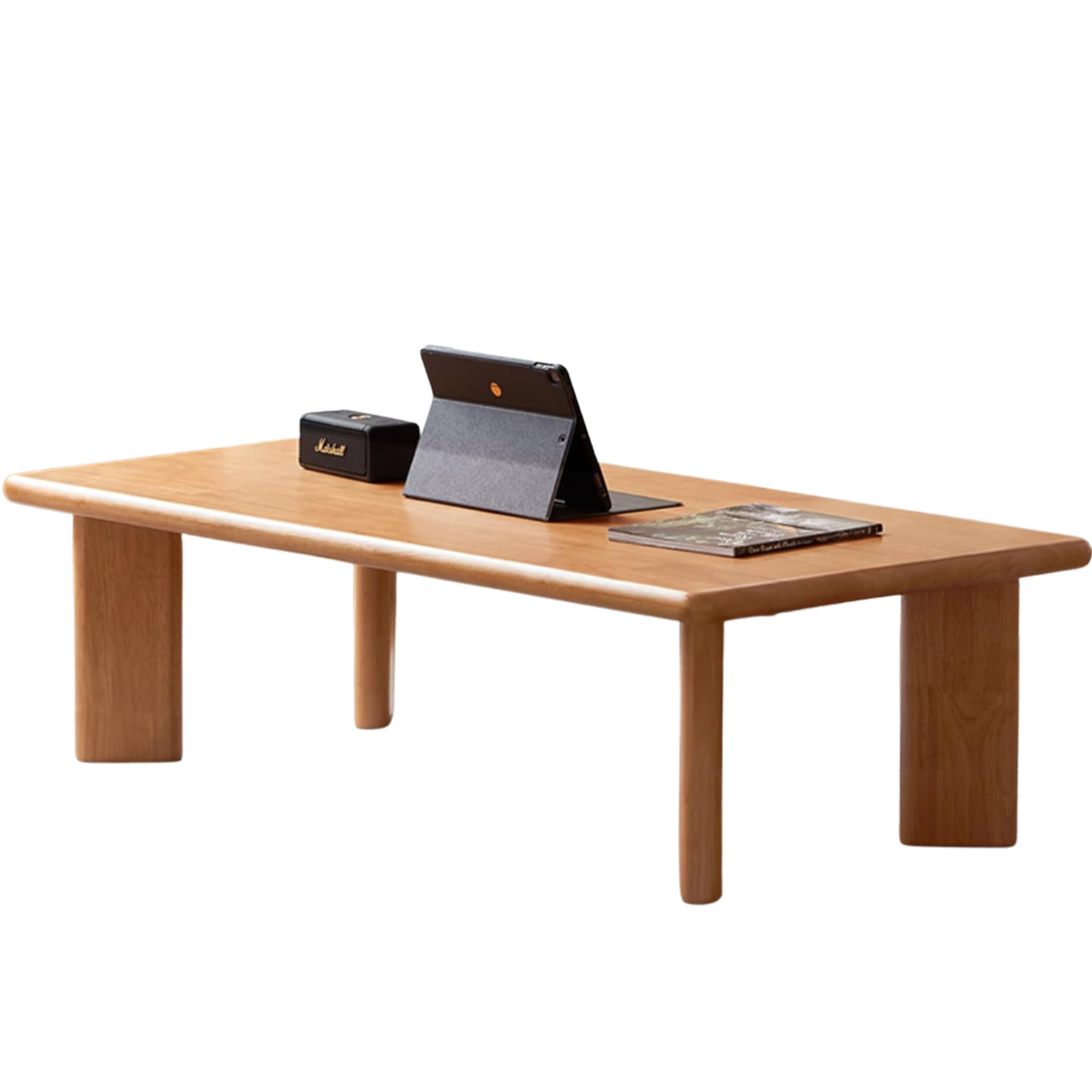 Solid Rubberwood Japanese Style Tatami Floor Table