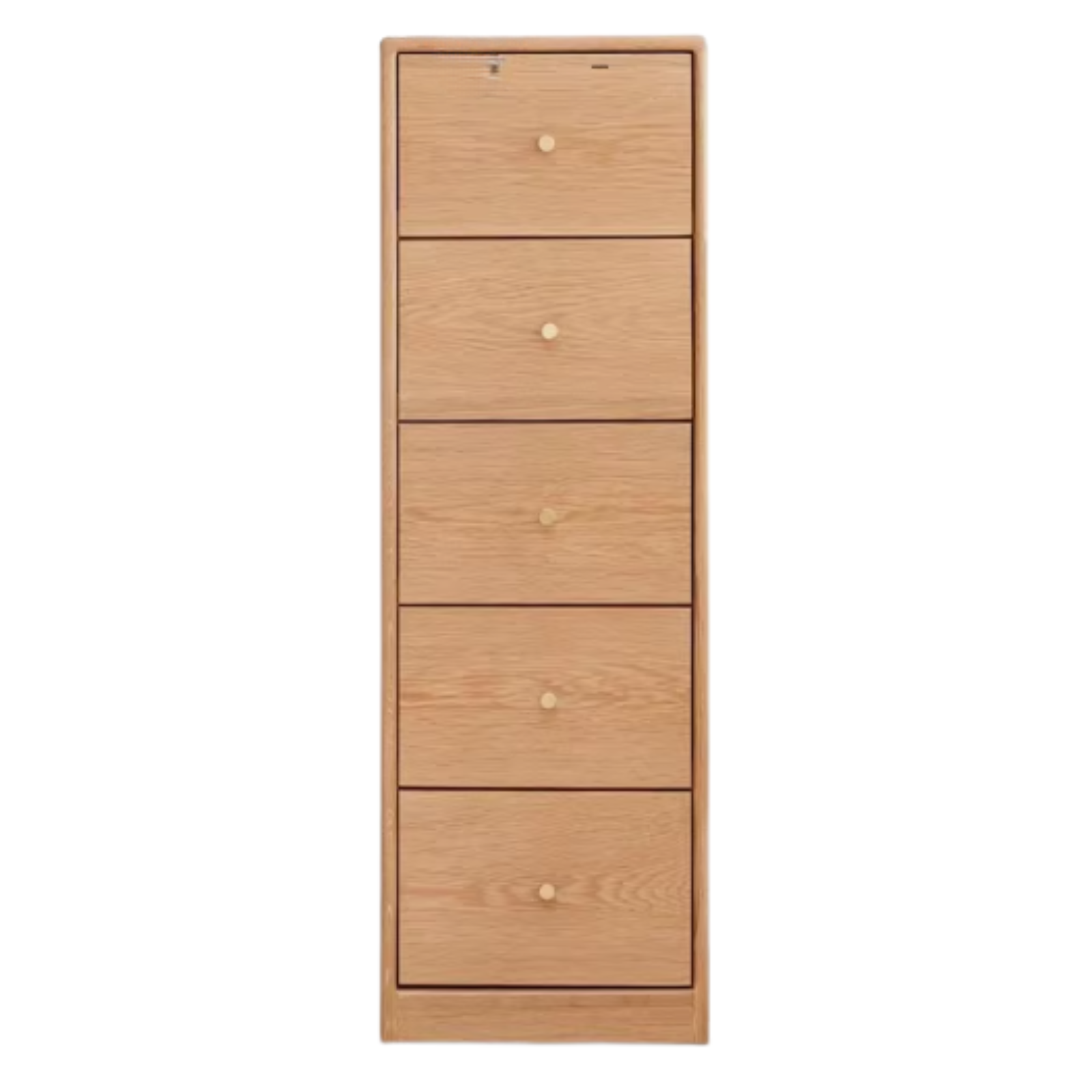 Oak Solid Wood Chest of Drawers ,Multi-Functional Storage Cabinet Combination