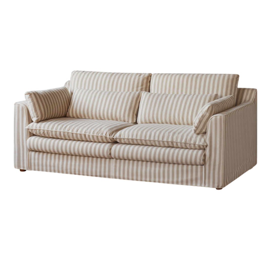 Fabric Three Seat Modular Sofa Modern