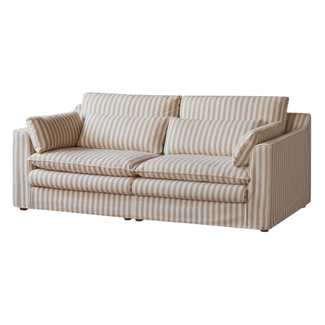 Fabric Three Seat Modular Sofa Modern