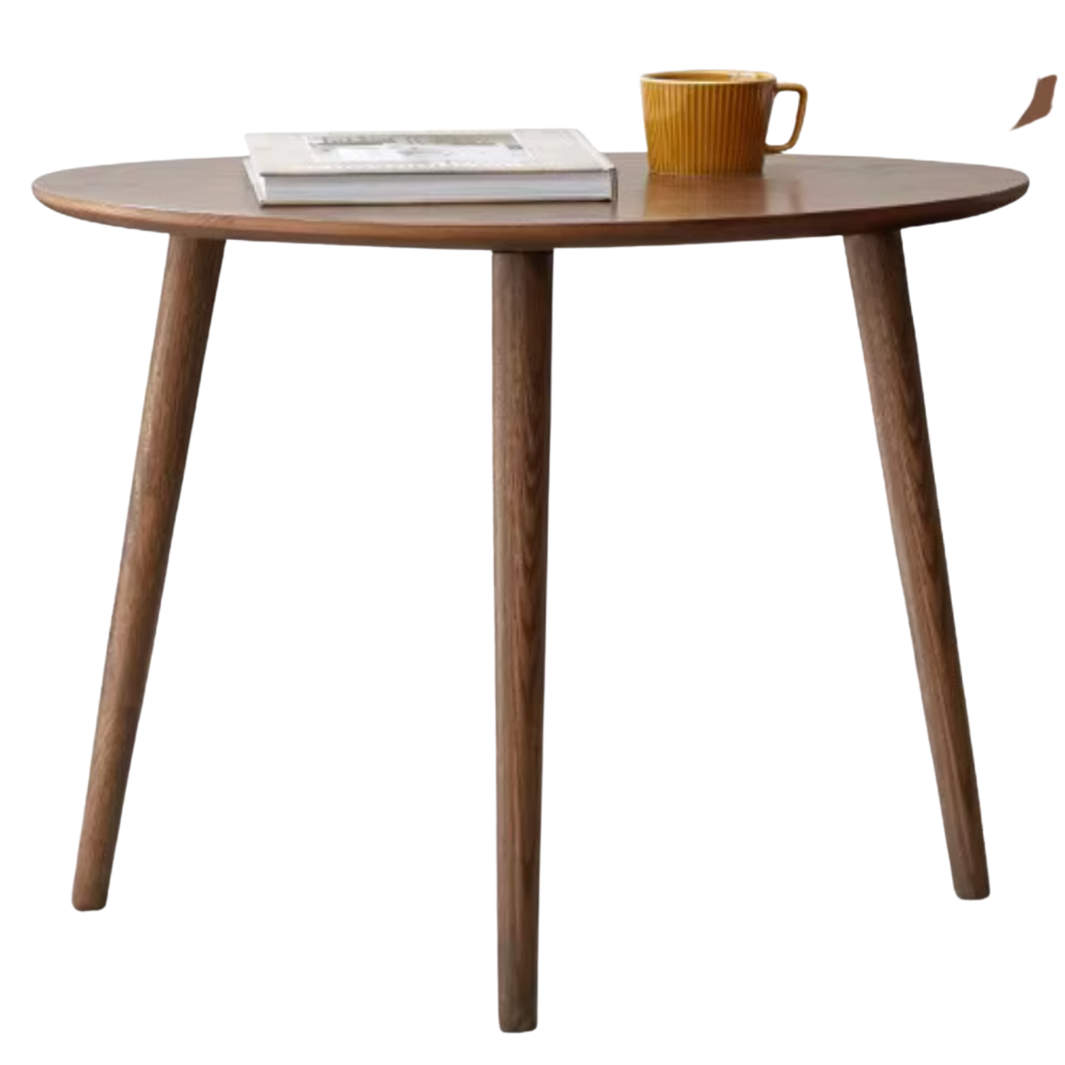 Oak, Solid Rubberwood Combination Shape Side Table