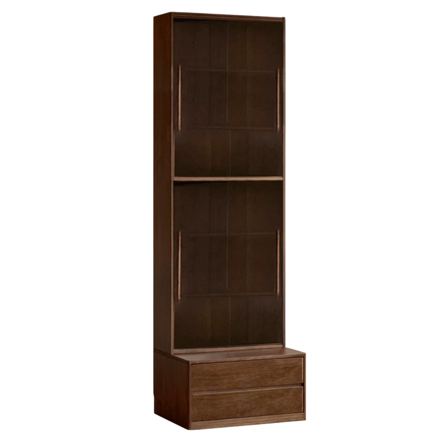 Sandalwood, Oak, Golden Pearwood, Ash Solid Wood Combination Bookcase