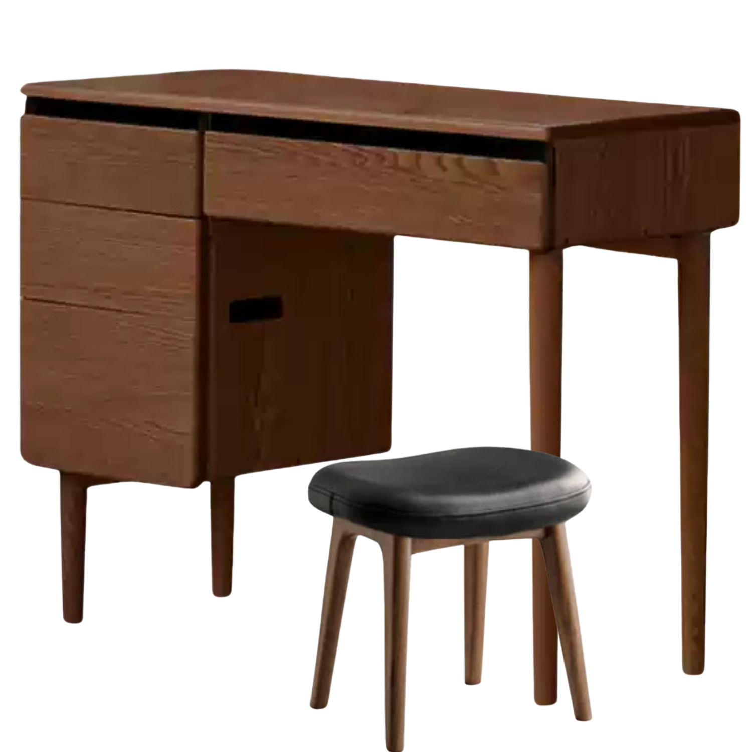 Oak Solid Wood Lighted Dressing Table