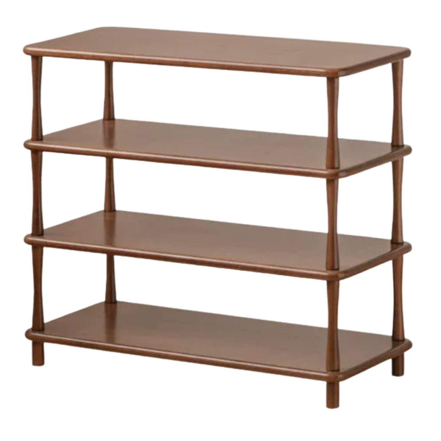 Rubberwood Solid Wood Shoe Rack Multi Layer Storage Organizer