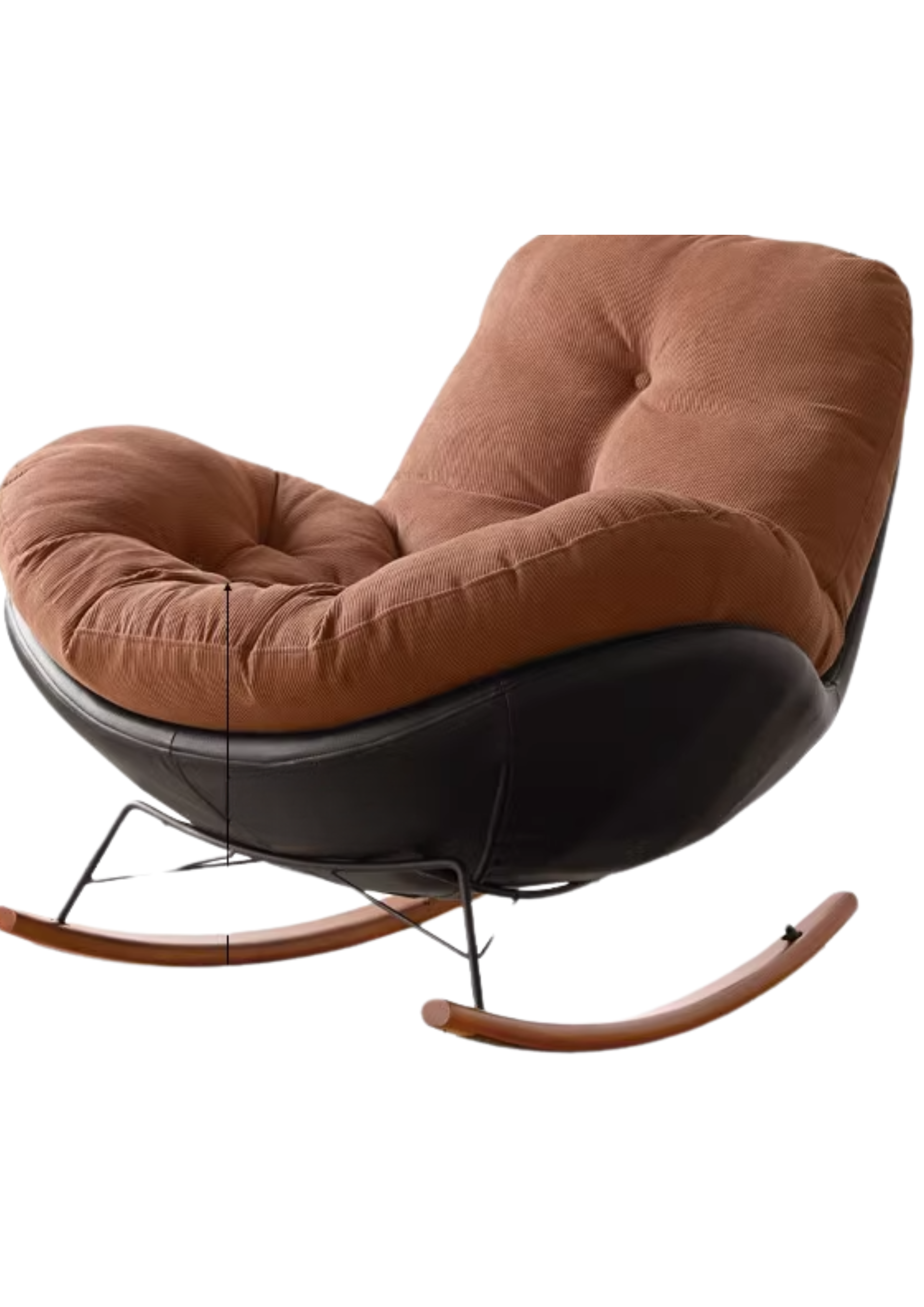 Fabric Retro Rocking Chair
