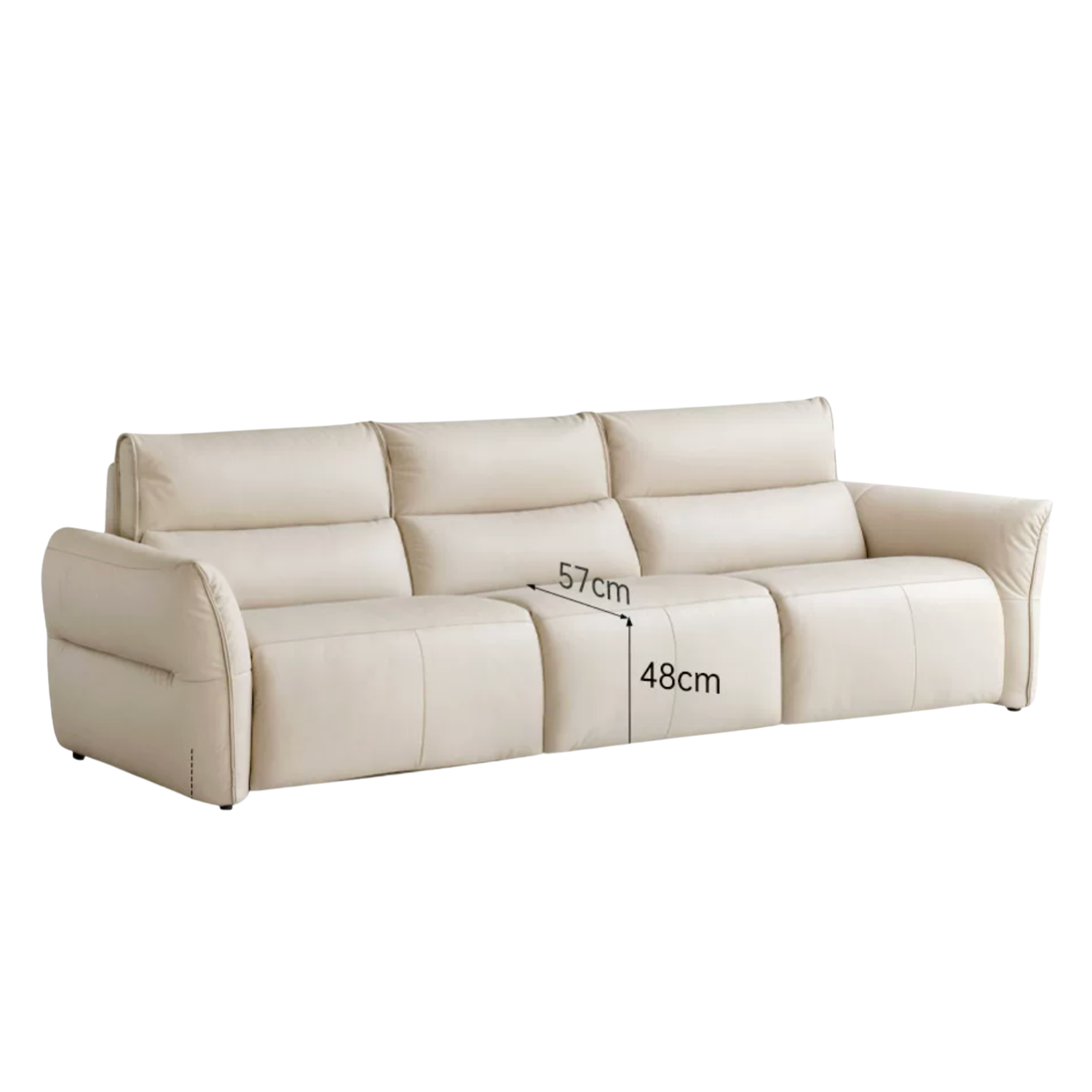 Genuine Leather Electric Luxury High Backrest Sofa