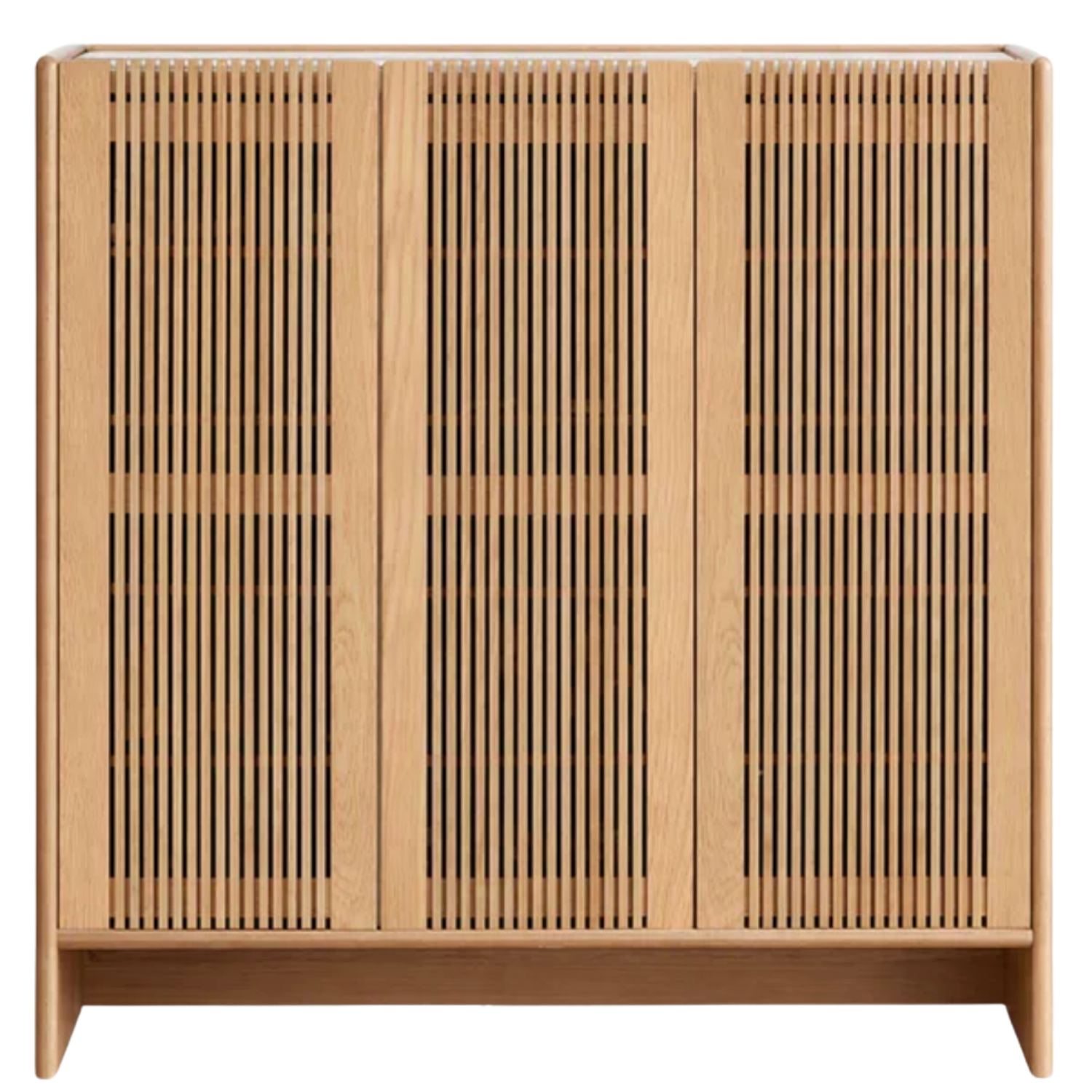 Ash, Oak Solid Wood Rock Top Shoe Cabinet
