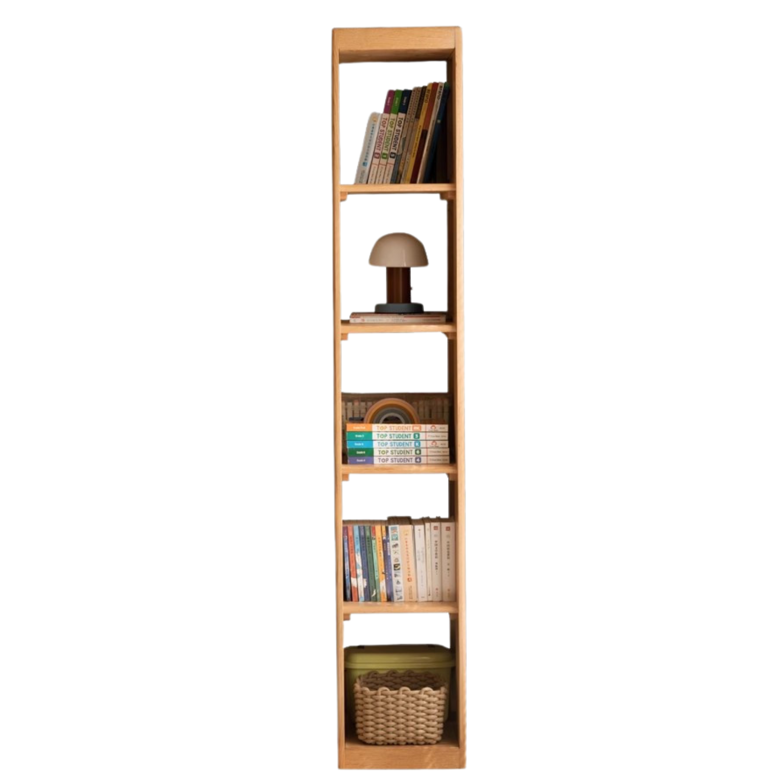 Oak solid wood  Children's Sliding Door Wardrobe Storage Cabinet: