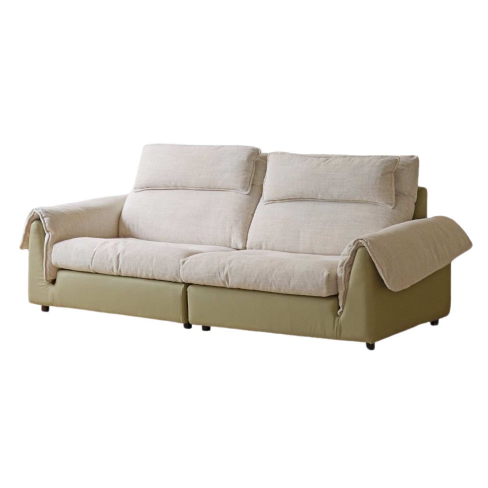 Fabric modern simple high back down sofa