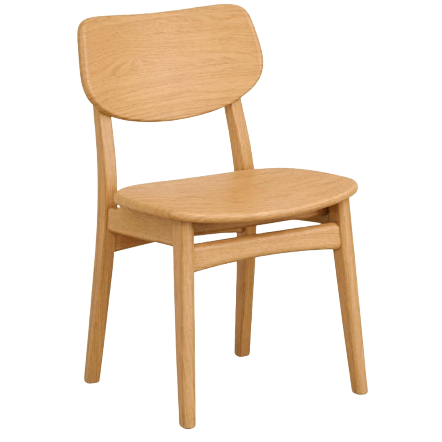 Set 4 pcs Black Walnut, Ash, Oak, Beech, Solid RubberWood - Dining Chair Modern