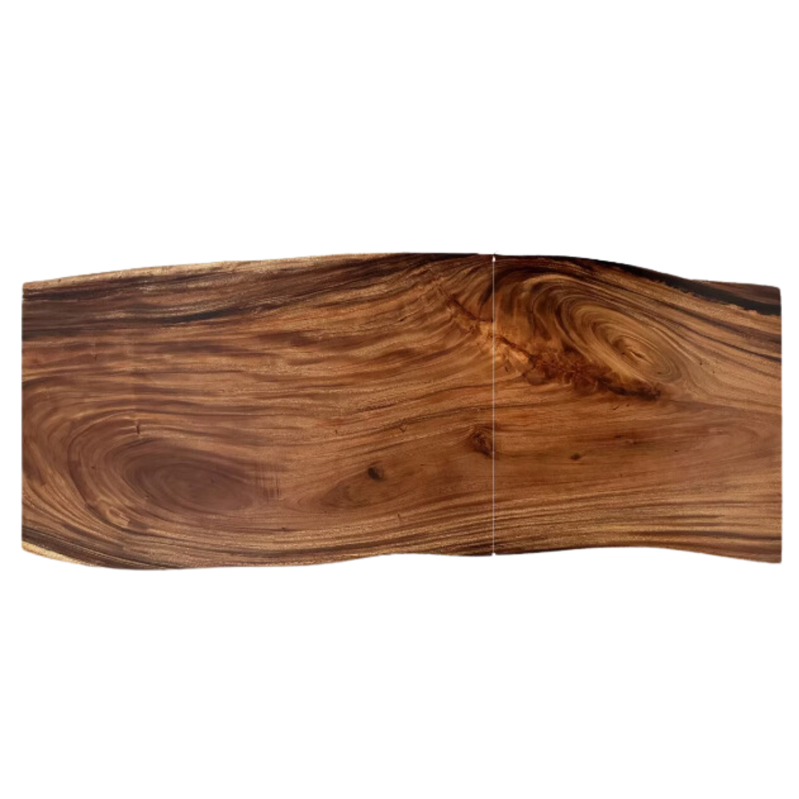 Black walnut Solid wood natural edge large top for dining table: