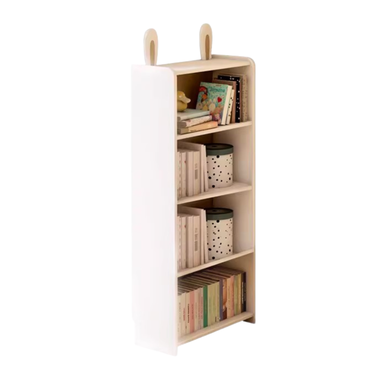 Beech Solid Wood Desk Bookcase Combination -