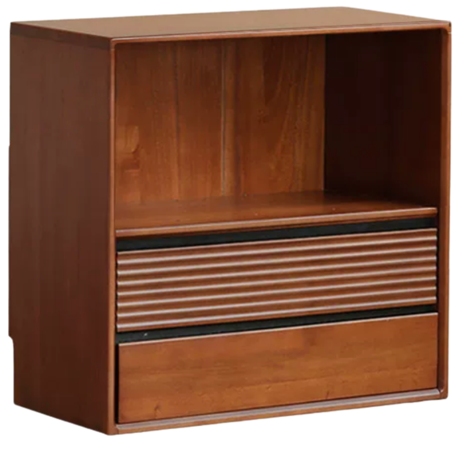 Poplar Solid Wood Antique Style Partition Bookcase