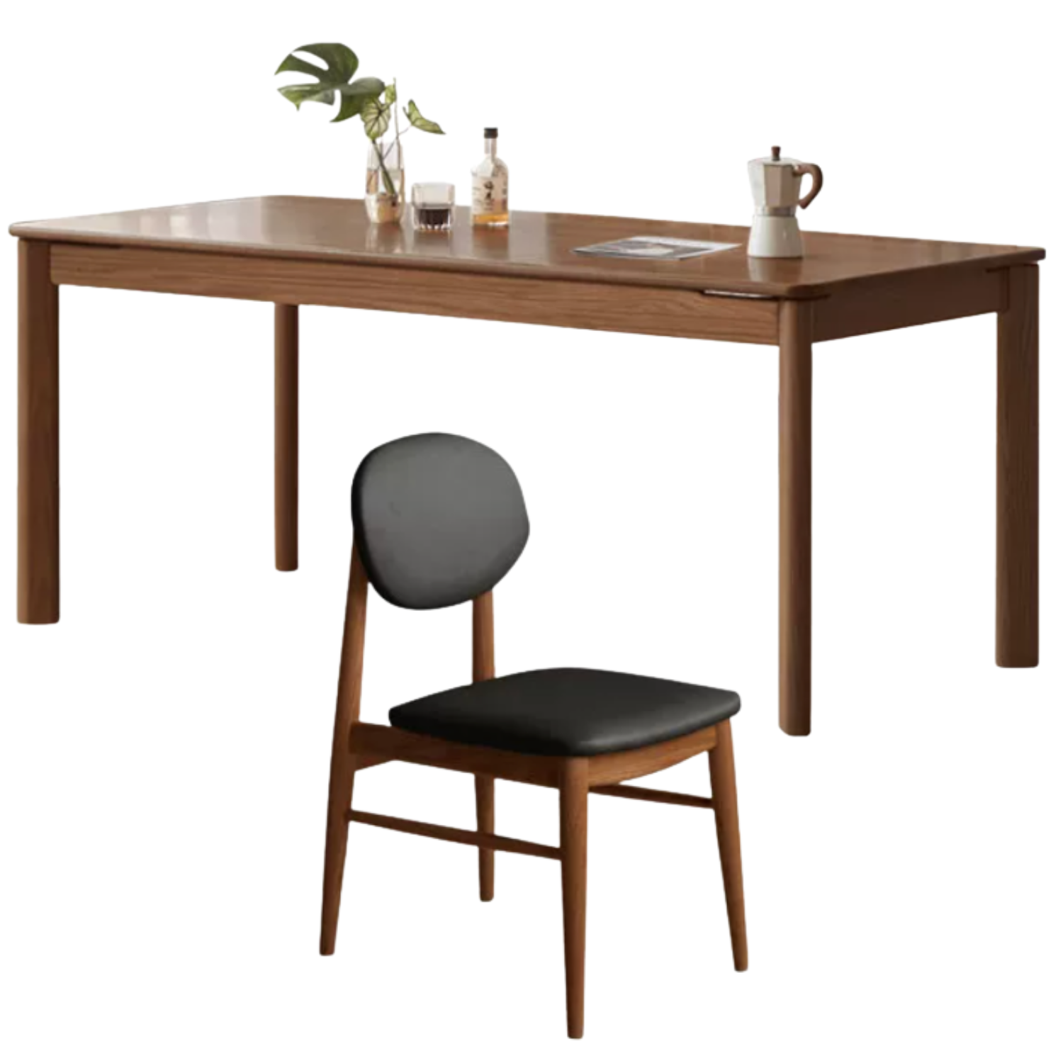 Ash, Oak Solid Wood Long Dining Table