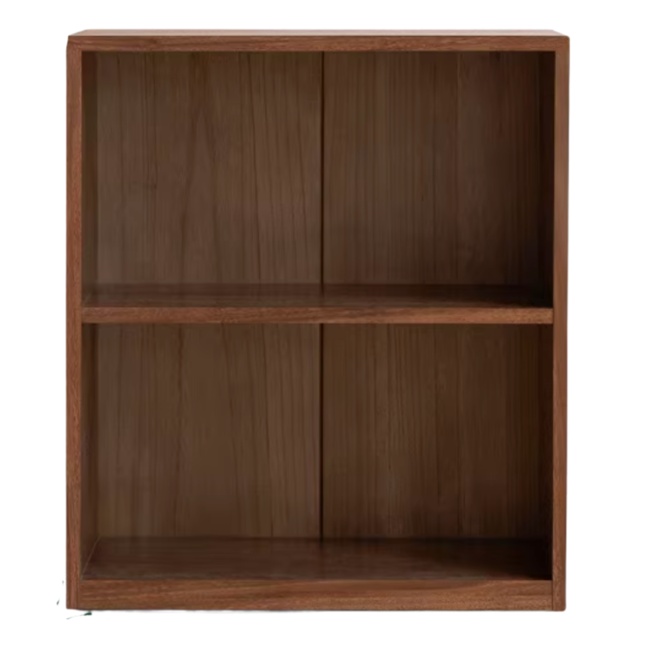 Black Walnut, Rubberwood Solid Wood Low Bookshelf Combination Floor-Standing Cabinet