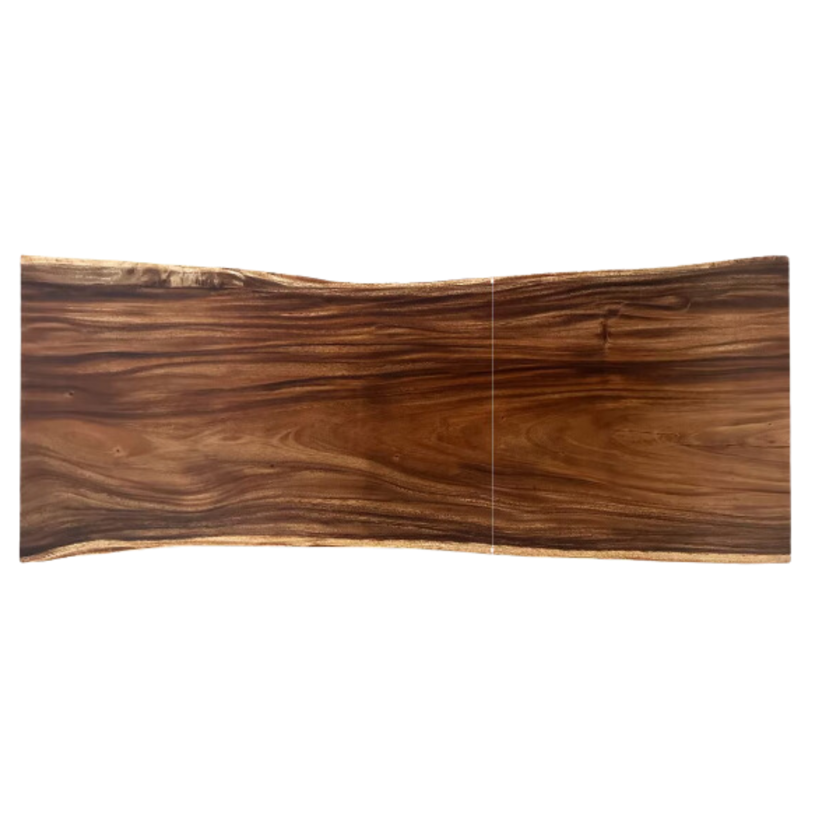 Black walnut Solid wood natural edge large top for dining table: