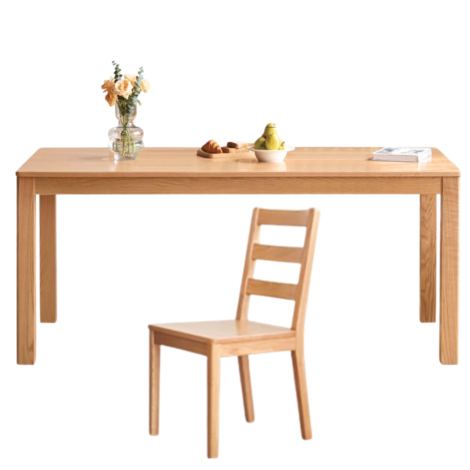 Oak Solid Wood Dining Table