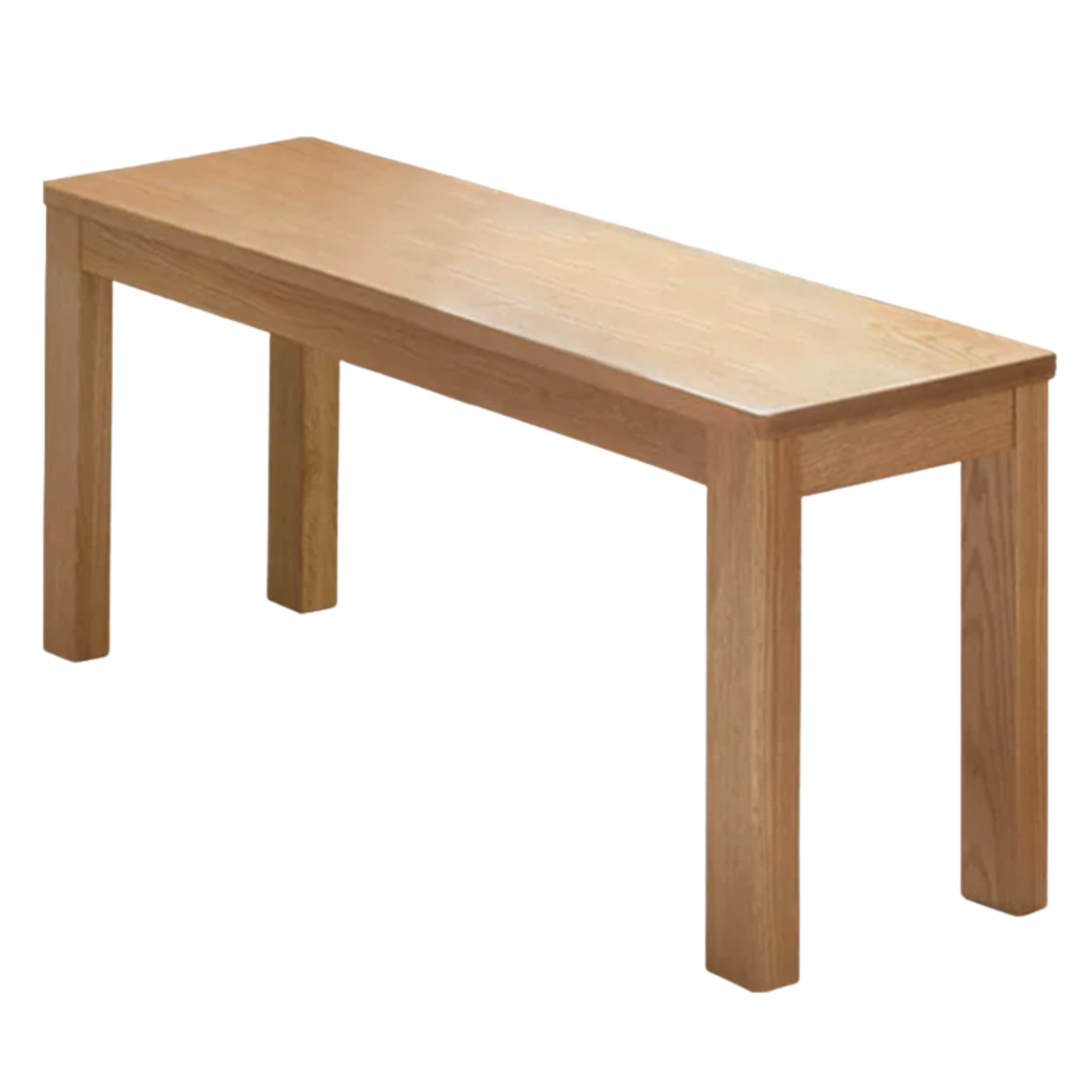 Ash, Oak, Beech, Solid Rubberwood Wide Seat Bench