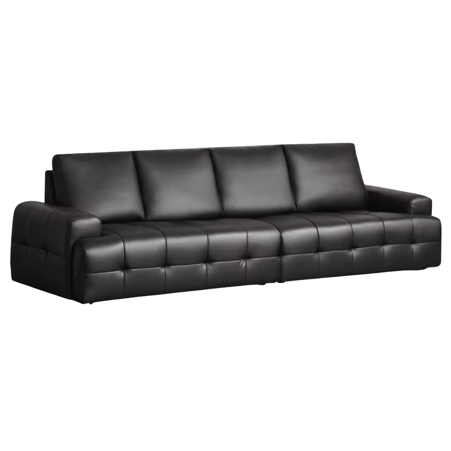 Modern Italian-Style Genuine Leather  Sofa
