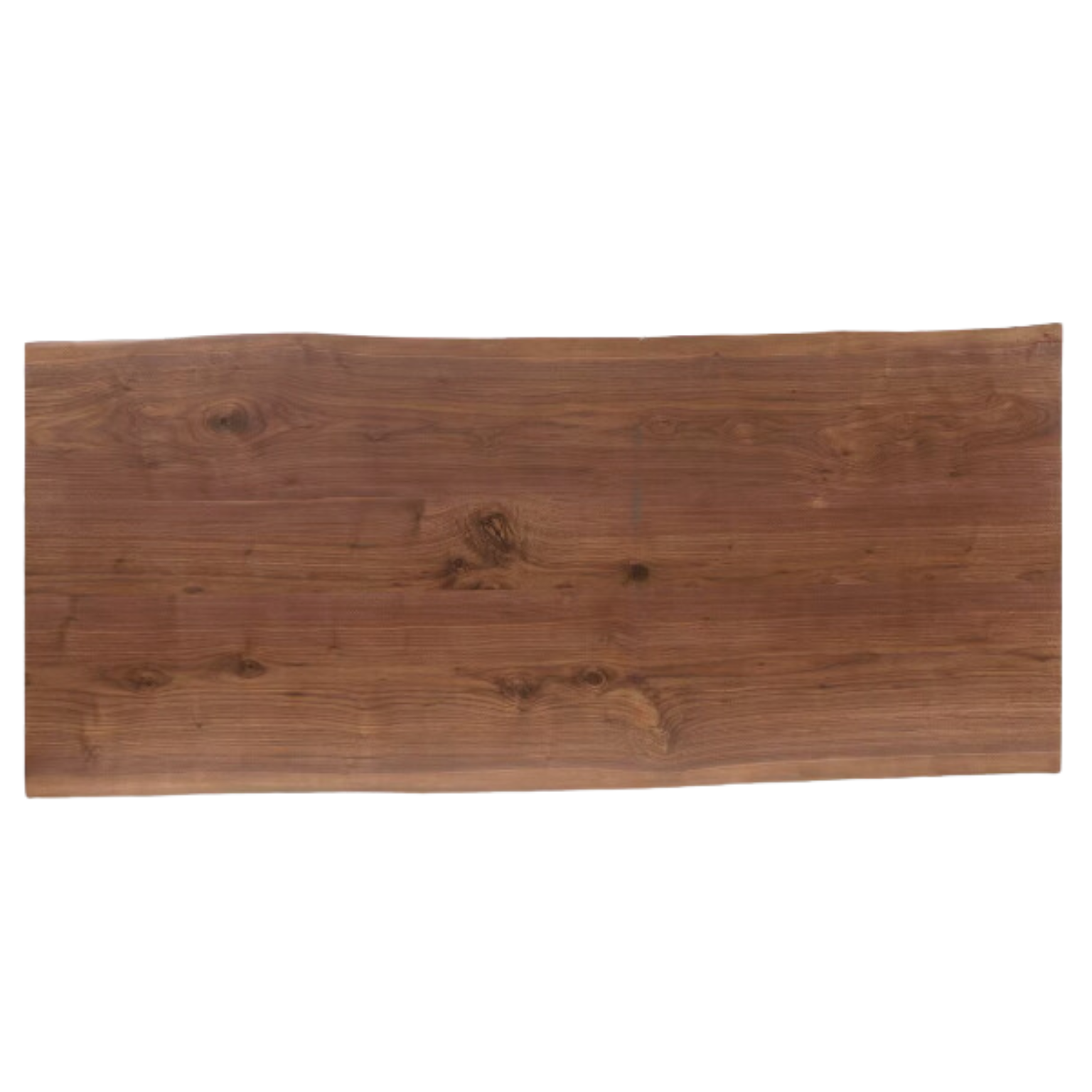 Black walnut solid wood natural edge large board dining table,