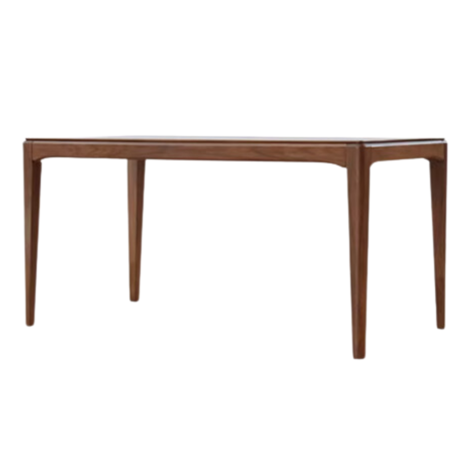 Black walnut solid wood modern light luxury Nordic dining table