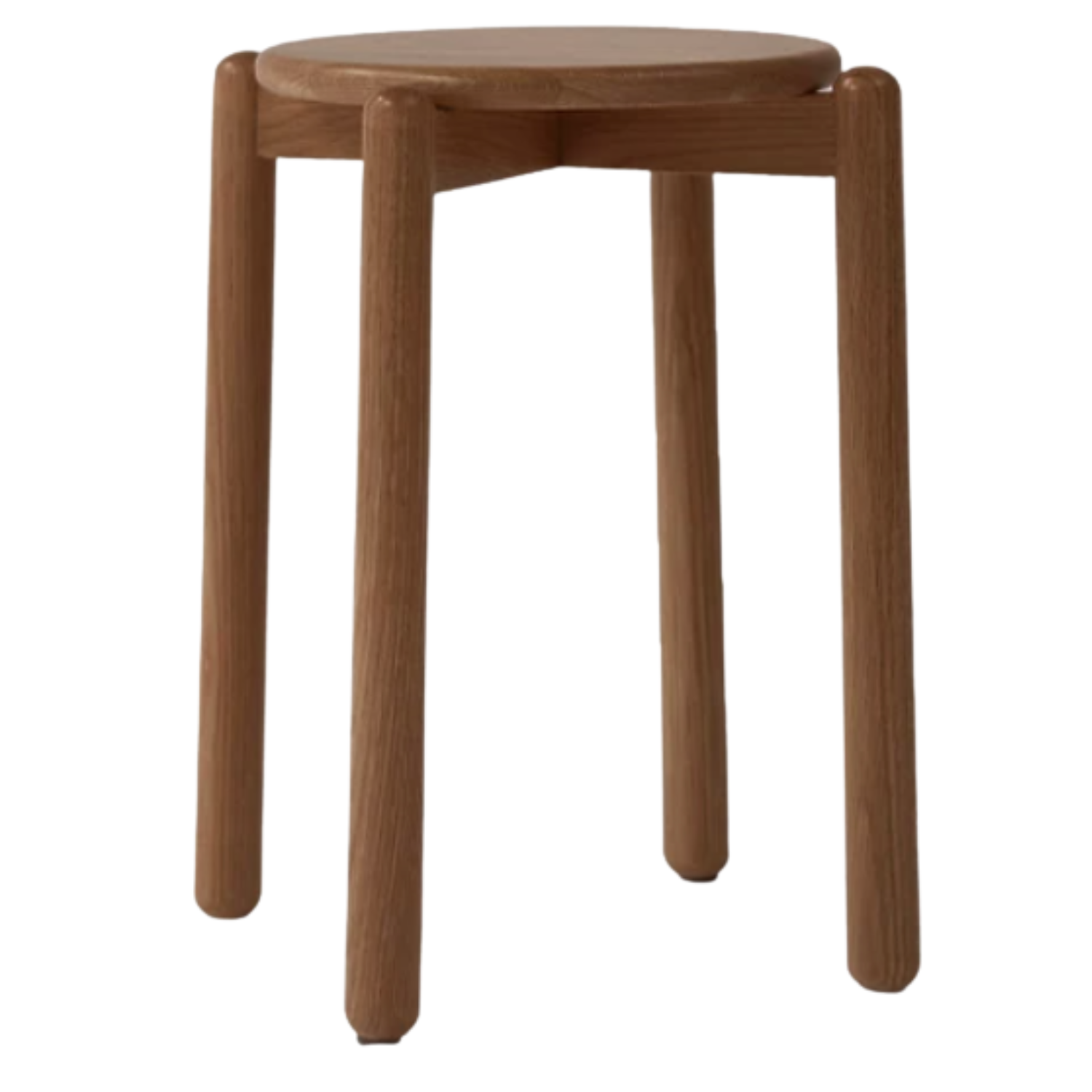 Black Walnut, Ash, Oak, Beech, Cherry Solid Wood, Solid RubberWood Stackable Small Stool