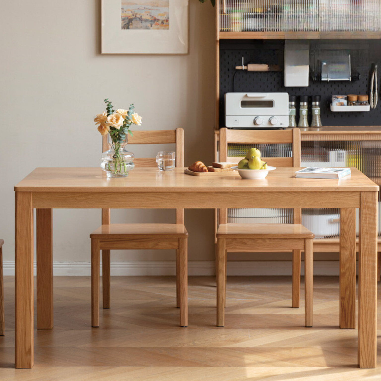 Oak Solid Wood Dining Table