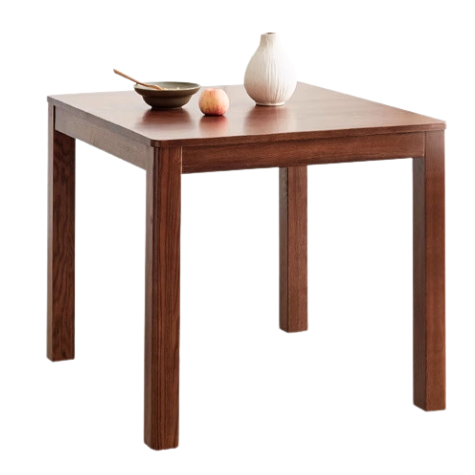 Oak solid wood square dining table ,