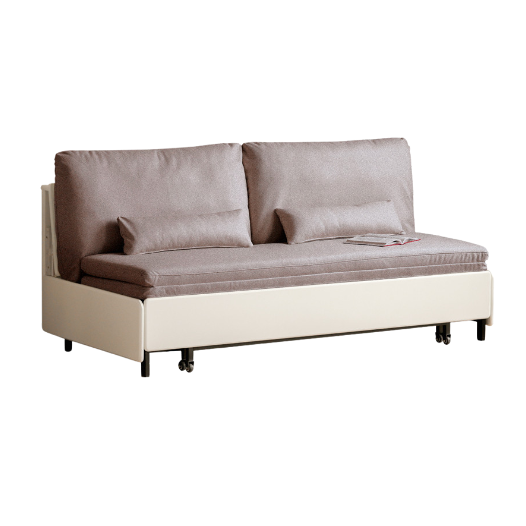 Poplar Solid Wood Sofa Folding Dual Purpose Bed