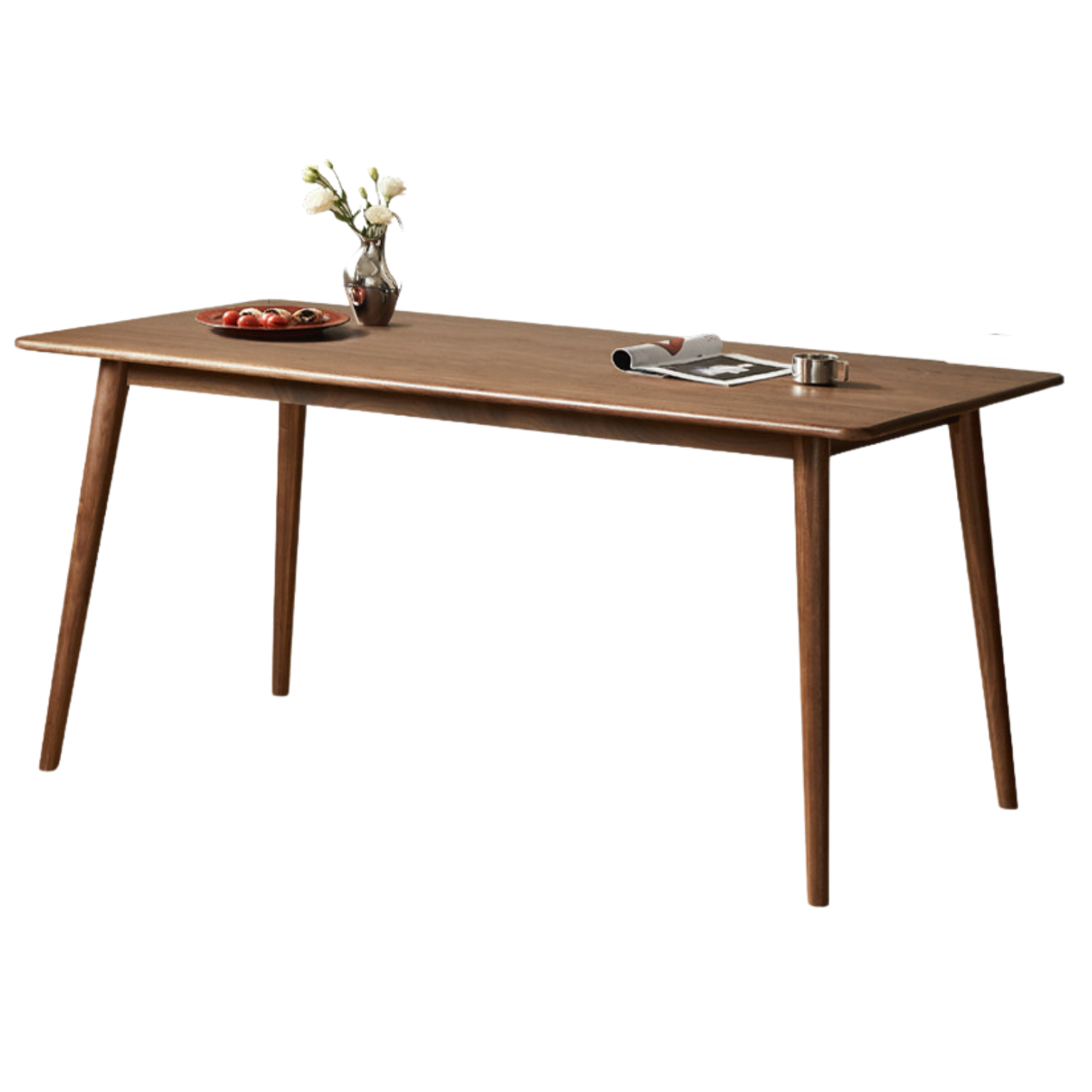 Black Walnut Solid Wood  Dining Table ,