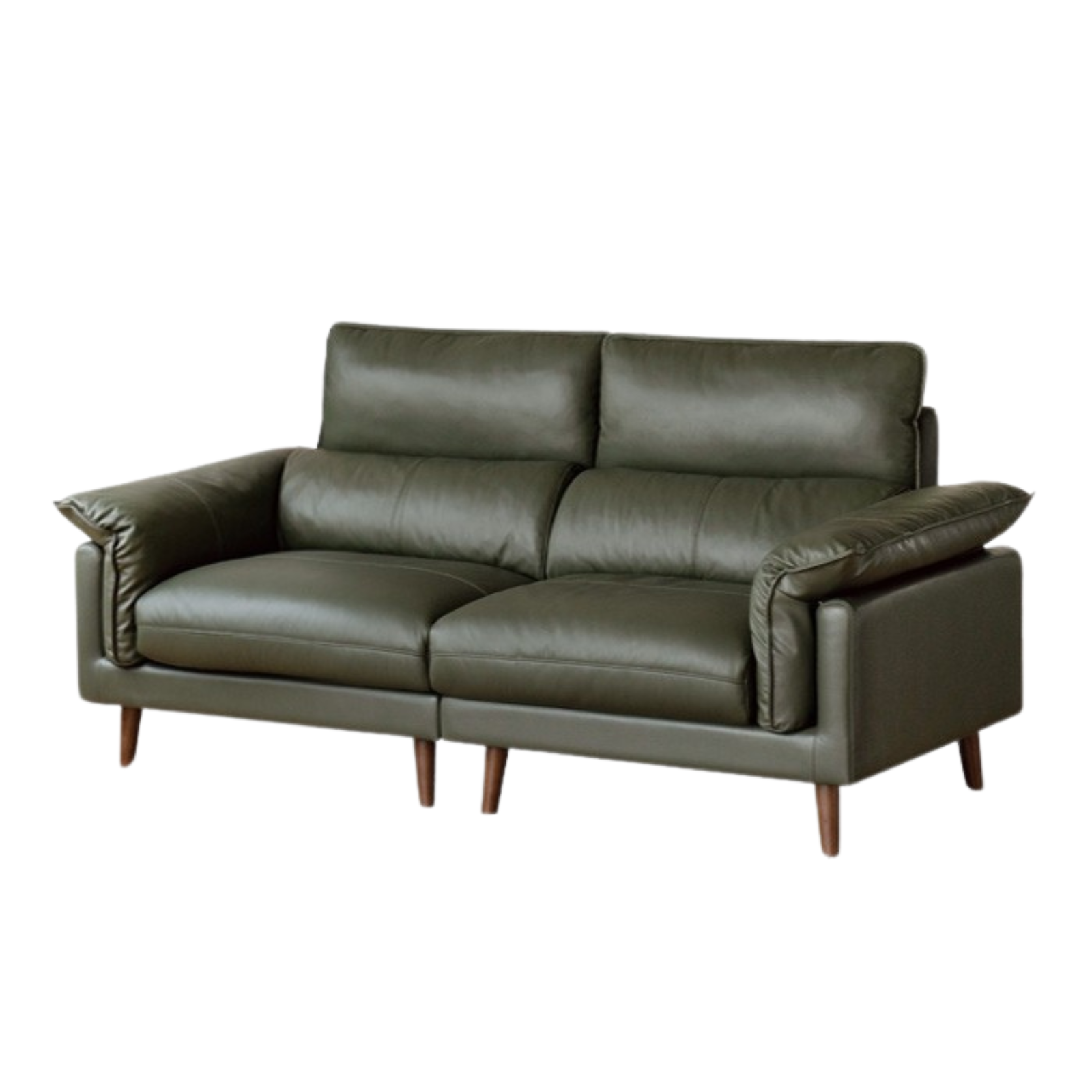 Leather first layer cowhide straight sofa