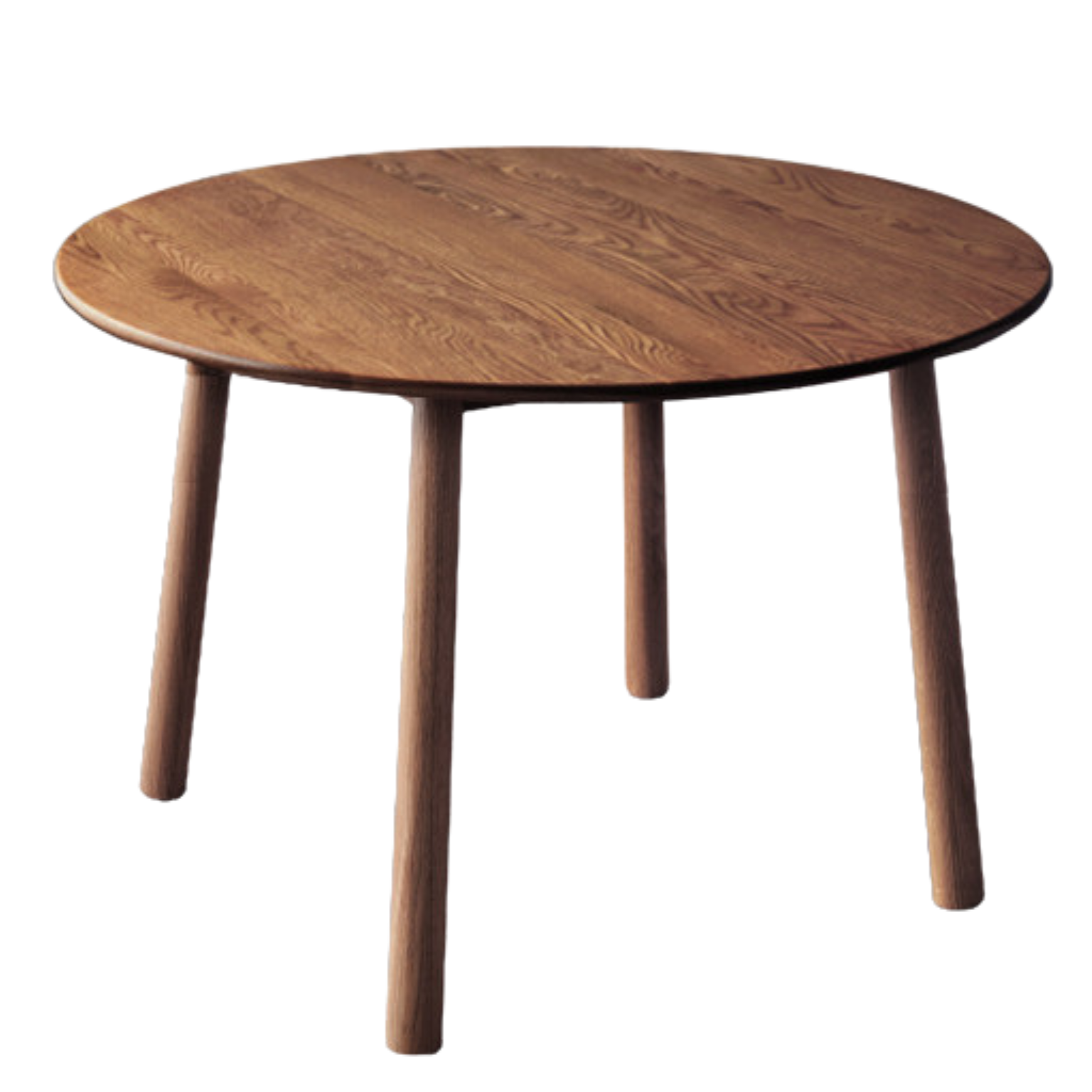 Oak Solid Wood Round Dining Table