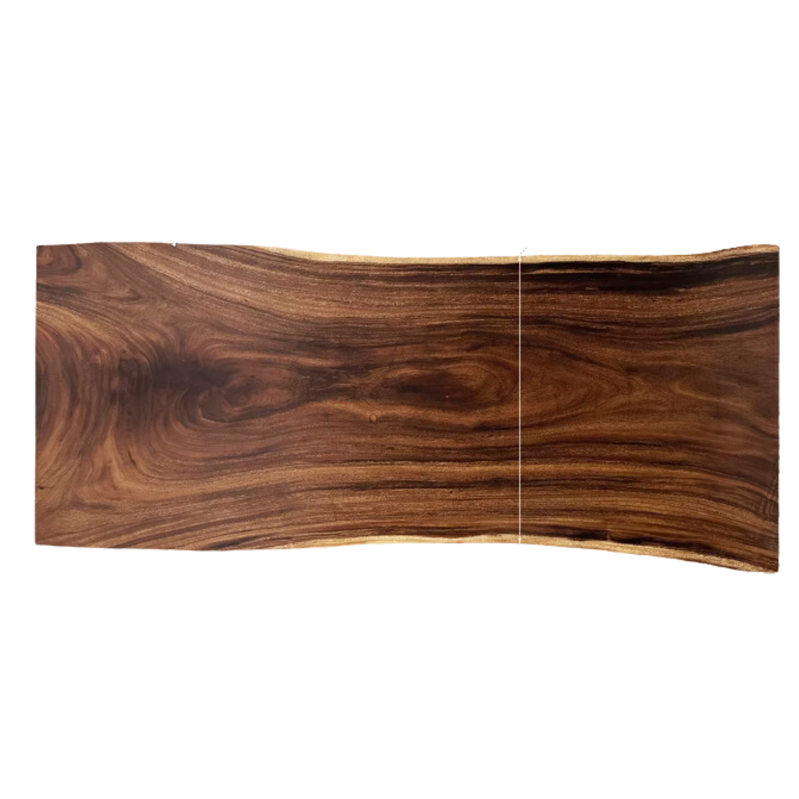 Black walnut Solid wood natural edge large top for dining table: