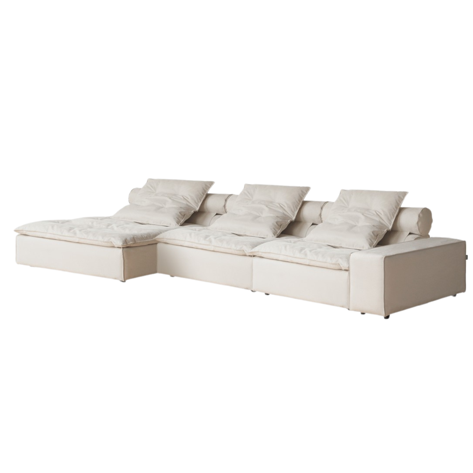 Fabric French cream style modular sofa