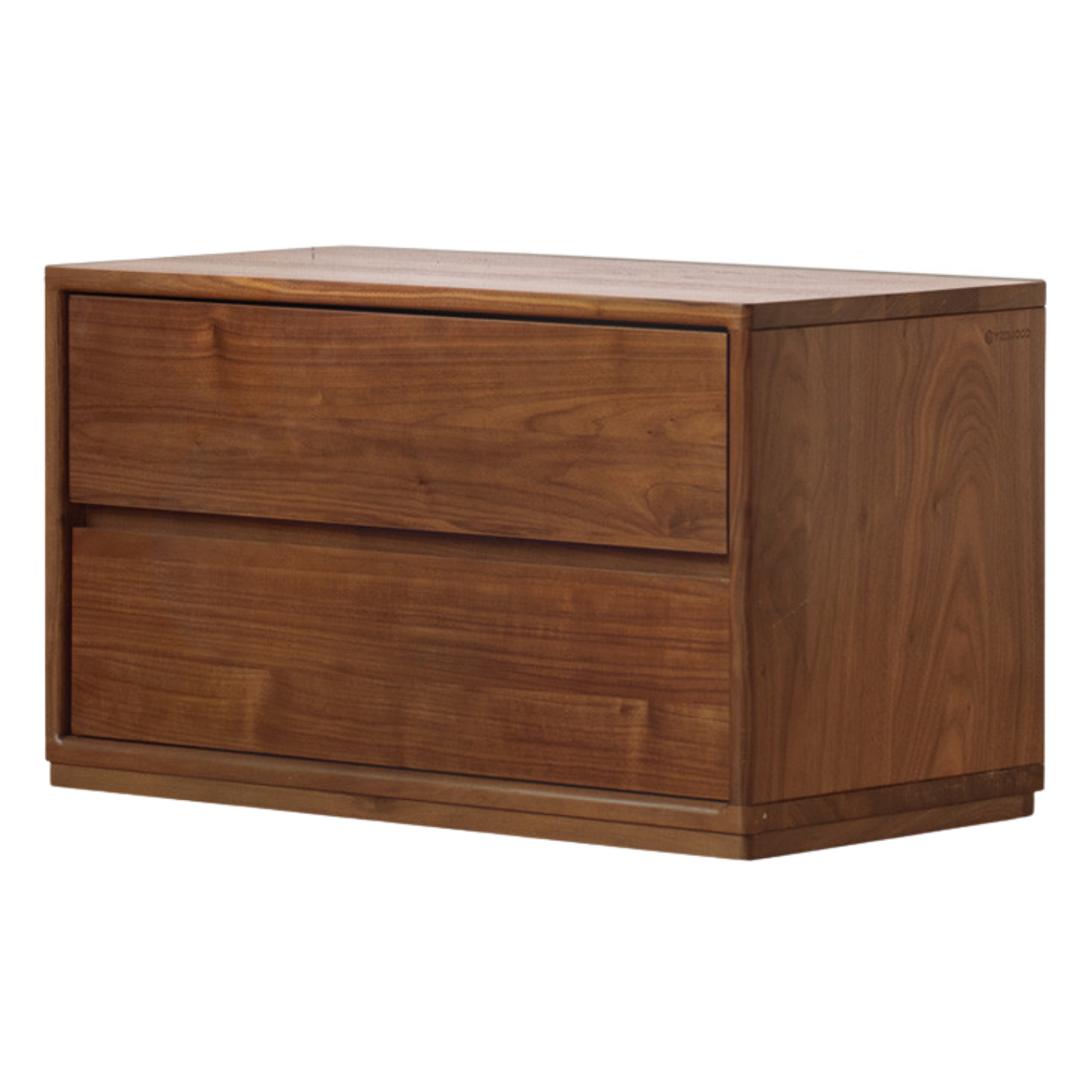 Black walnut Solid wood TV cabinet modern module combination storage<