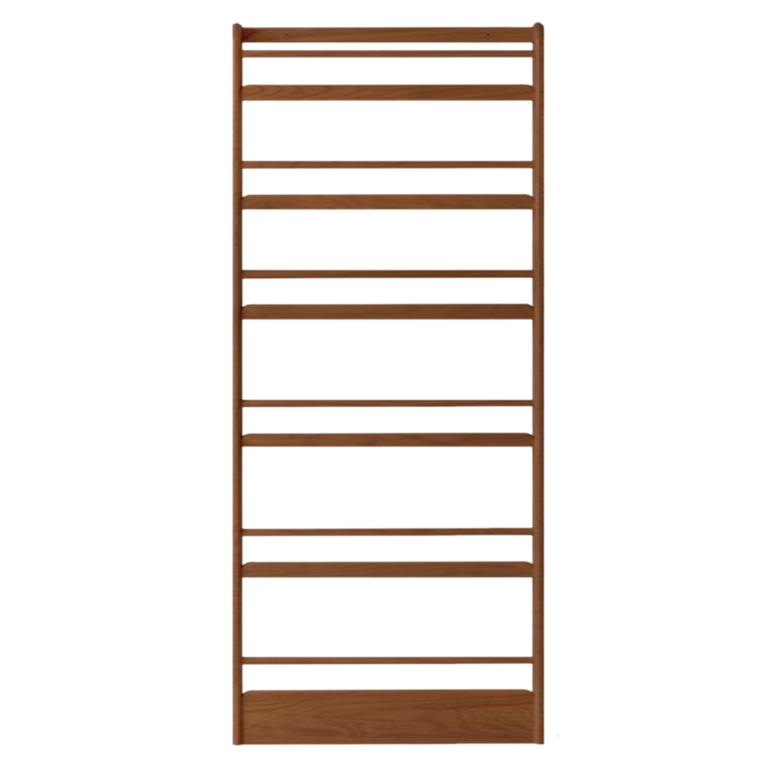 Oak, Beech Solid Wood Wall-mounted Ultra-thin Bookshelf