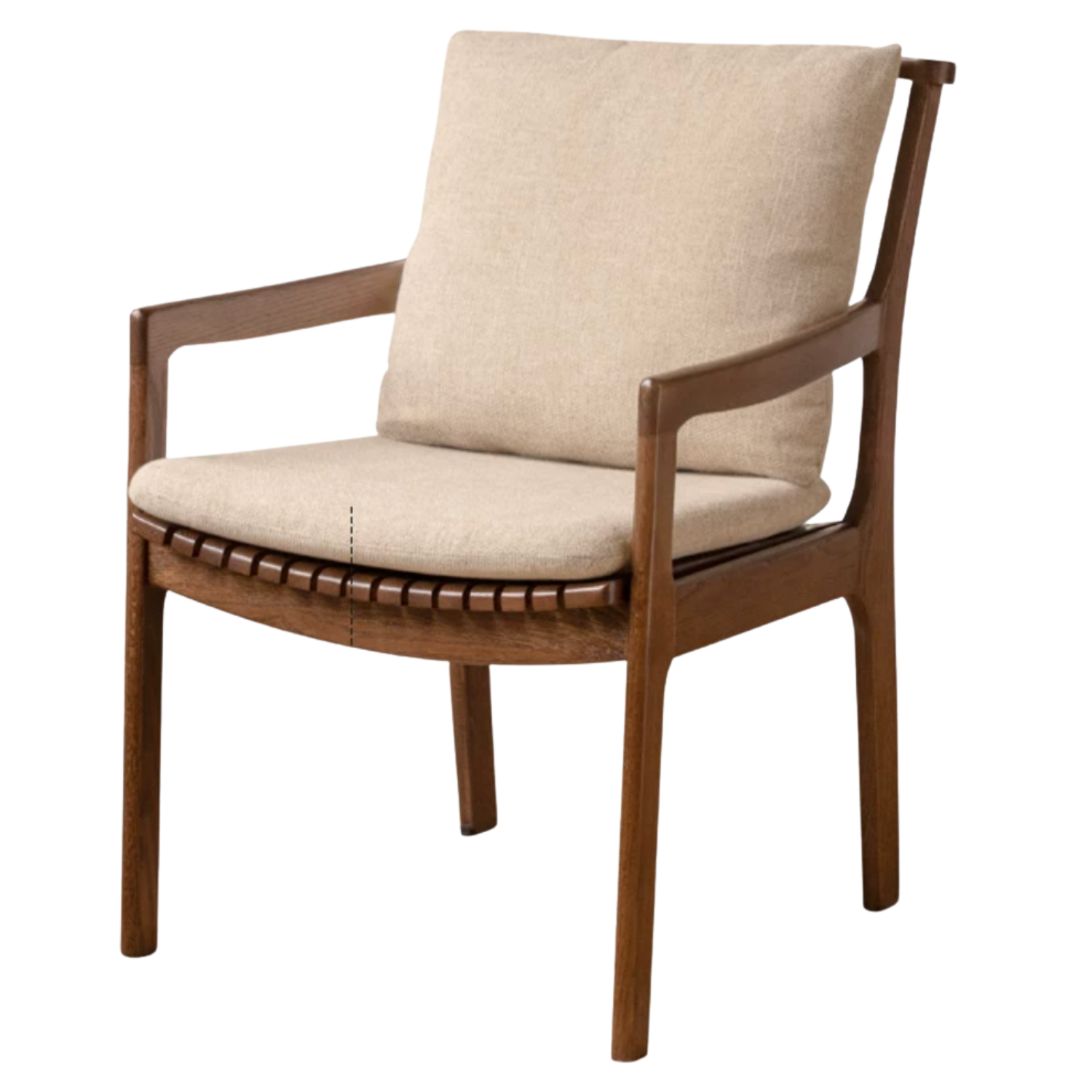 Cherry, Oak, Beech Solid Wood Book Chair Comfortable Soft Back Chair