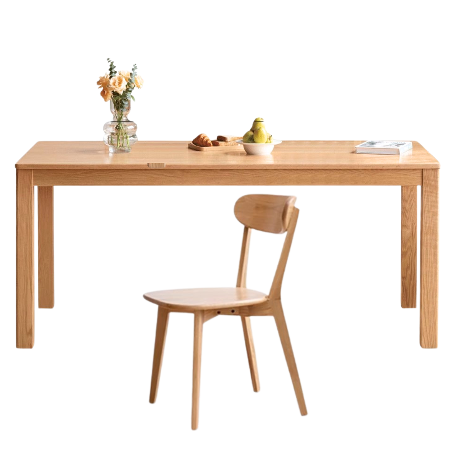 Oak Solid Wood Dining Table